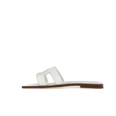 Bstsneaker-Hermes Oran Sandal Blanc Box Calfskin Leather 01