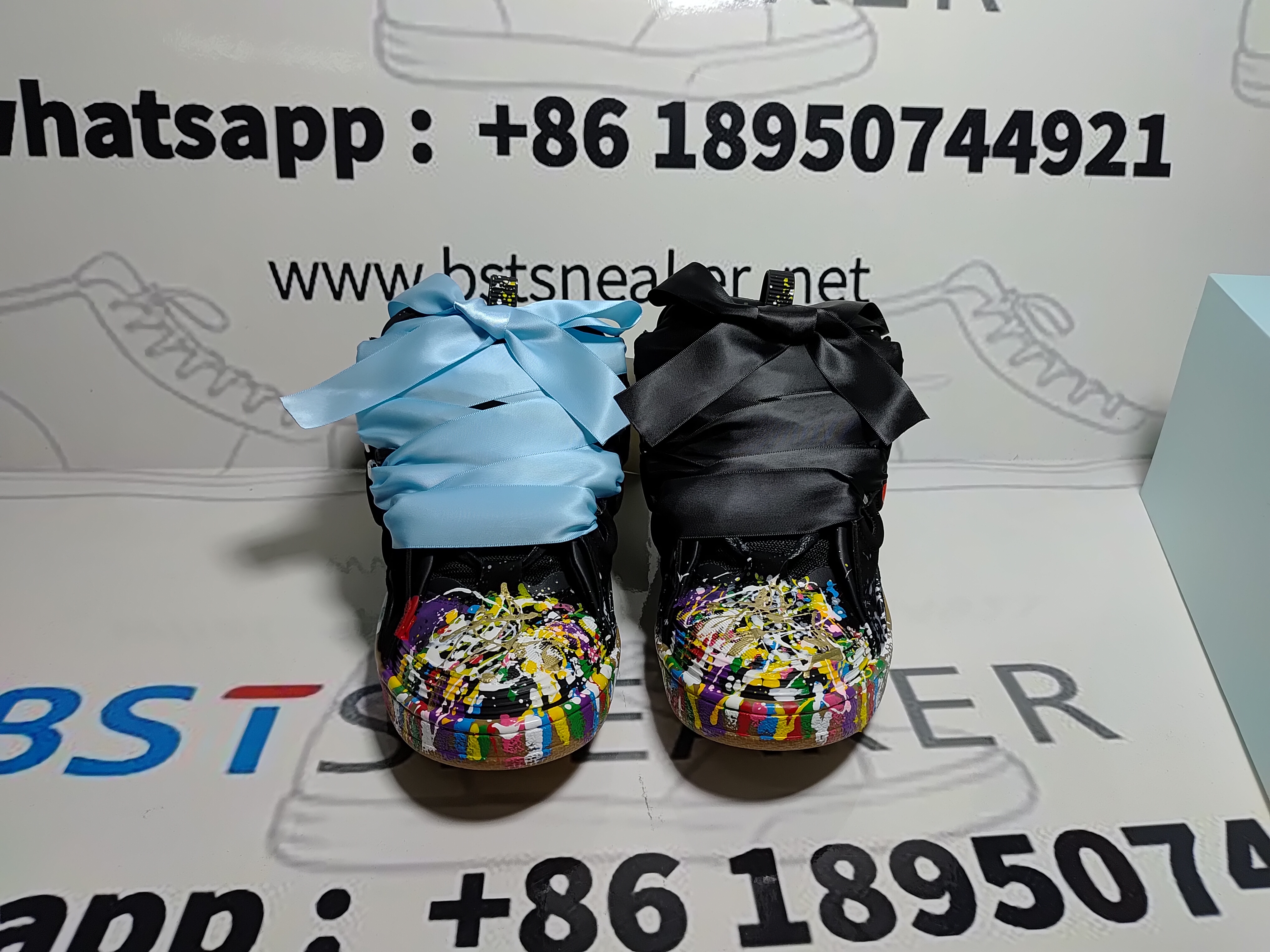 Bstsneaker-Lanvin Leather Curb Gallery Dept Black Multi FM-SKRK11-DRGD-P2210S1