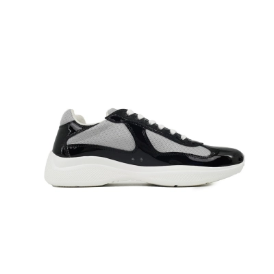 Bstsneaker-Prada America's Cup Patent Black And Silver 4E34006GWFOI89 02