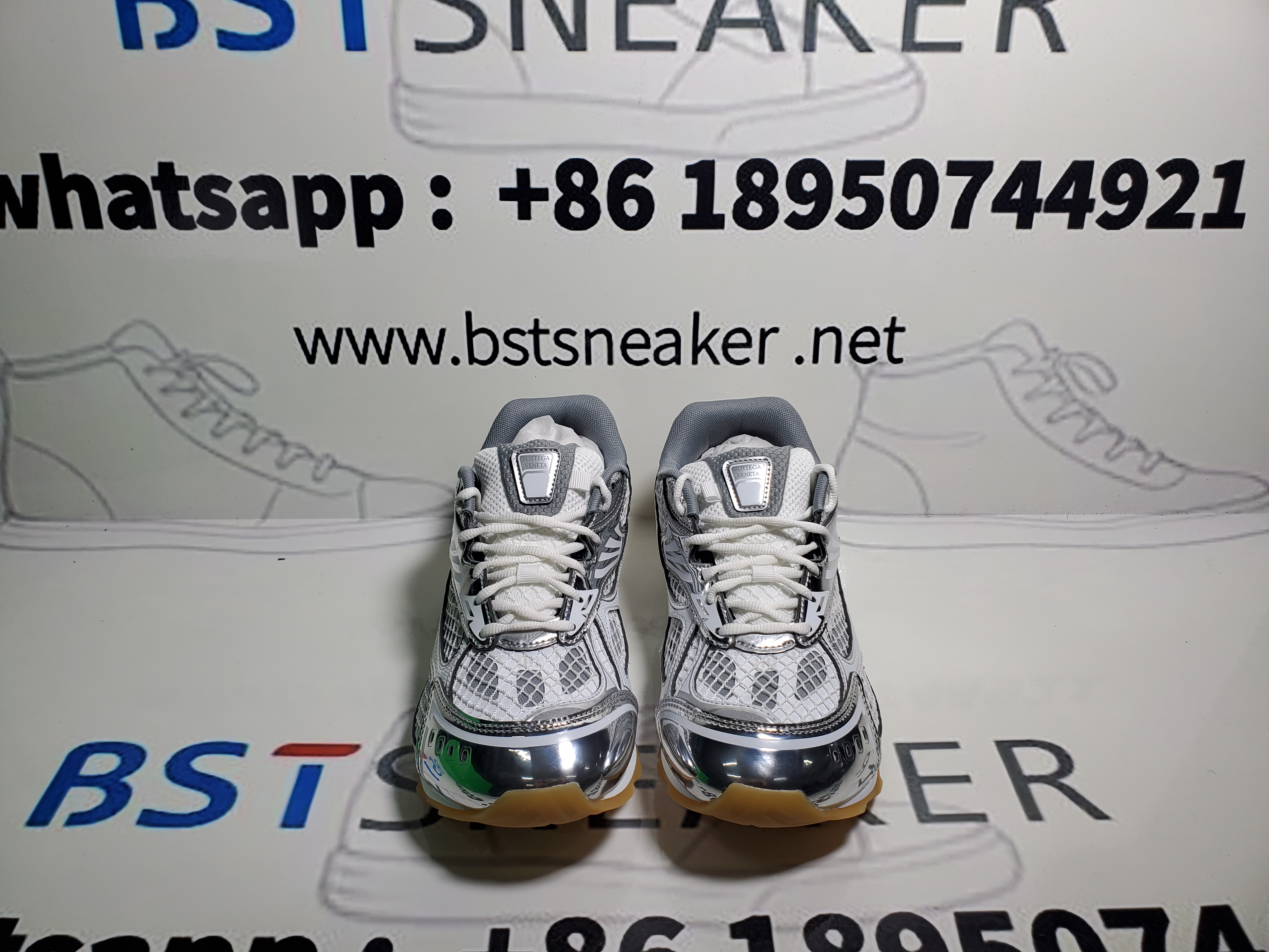Bstsneaker-Bottega Veneta Orbit Silver
