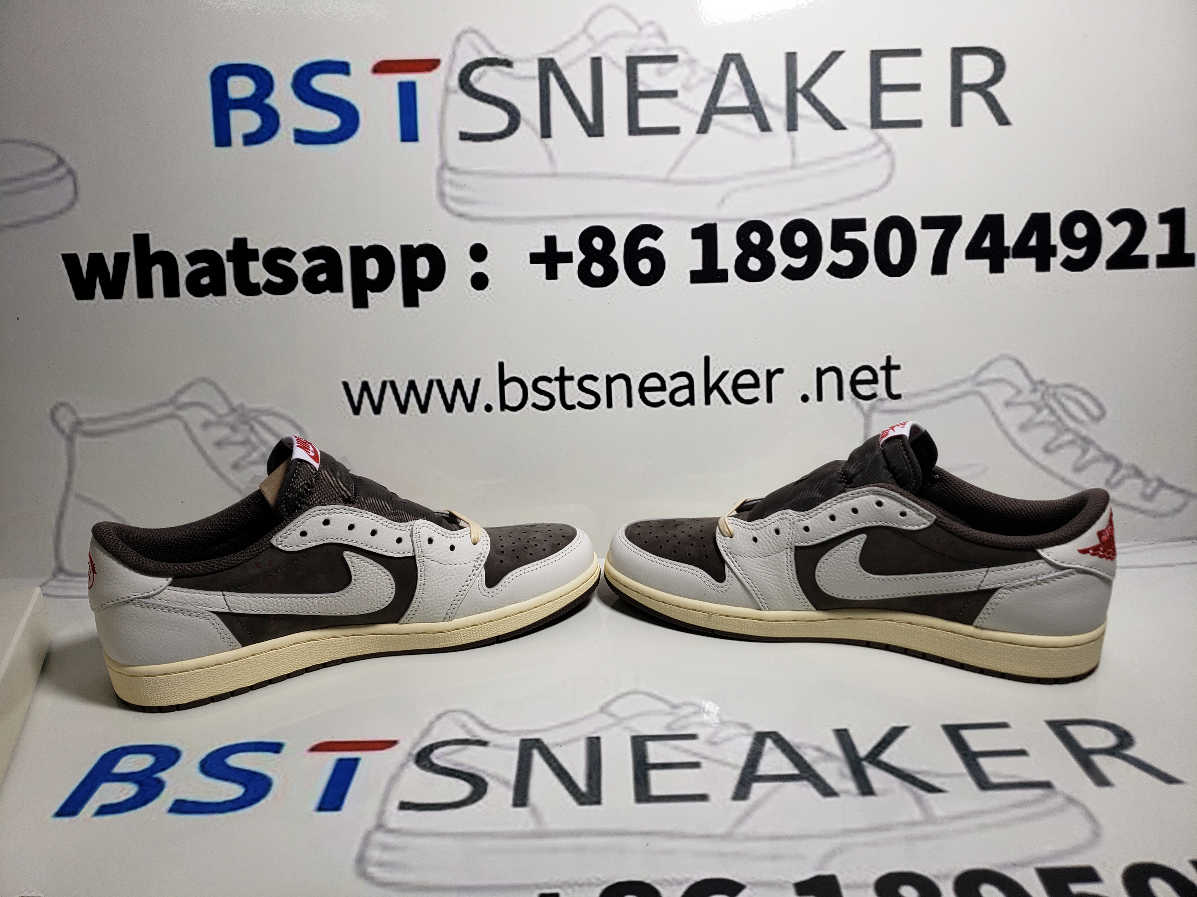 Bstsneaker-Travis Scott x Air Jordan 1 Low Reverse Mocha DM7866-162 