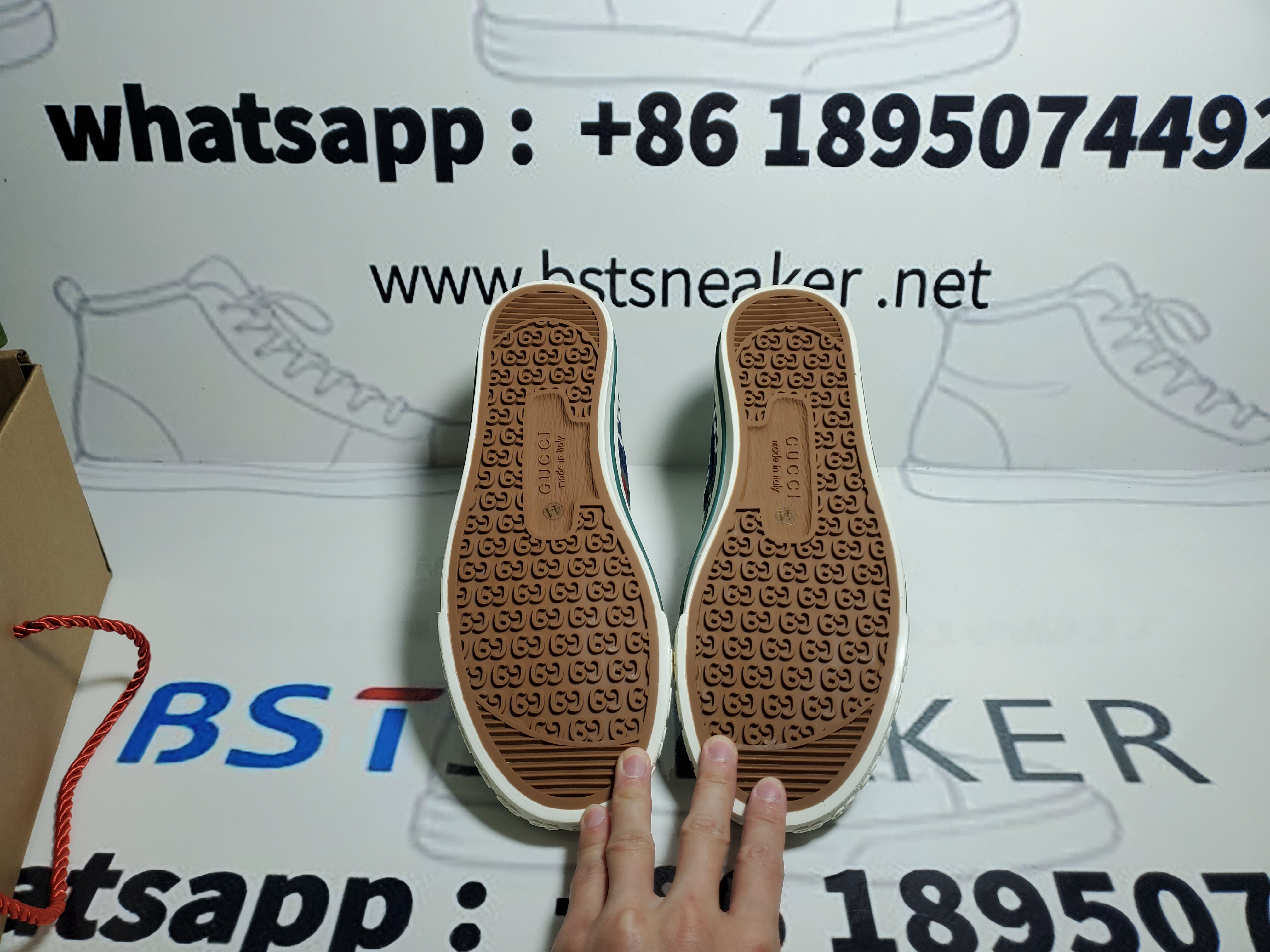 Bstsneaker-Gucci Men's Blue Tennis 1977 'Ink'