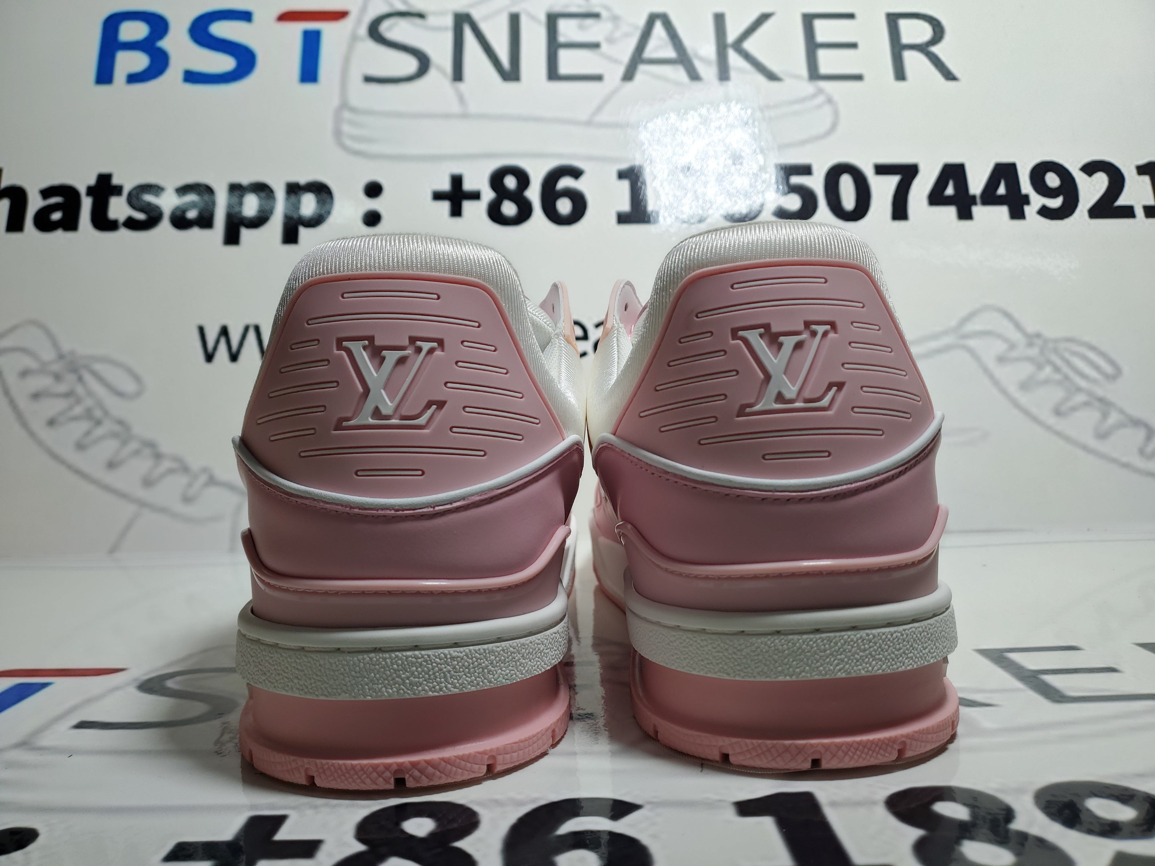Bstsneaker-Louis Vuitton Trainer Rose Pink VL0231 