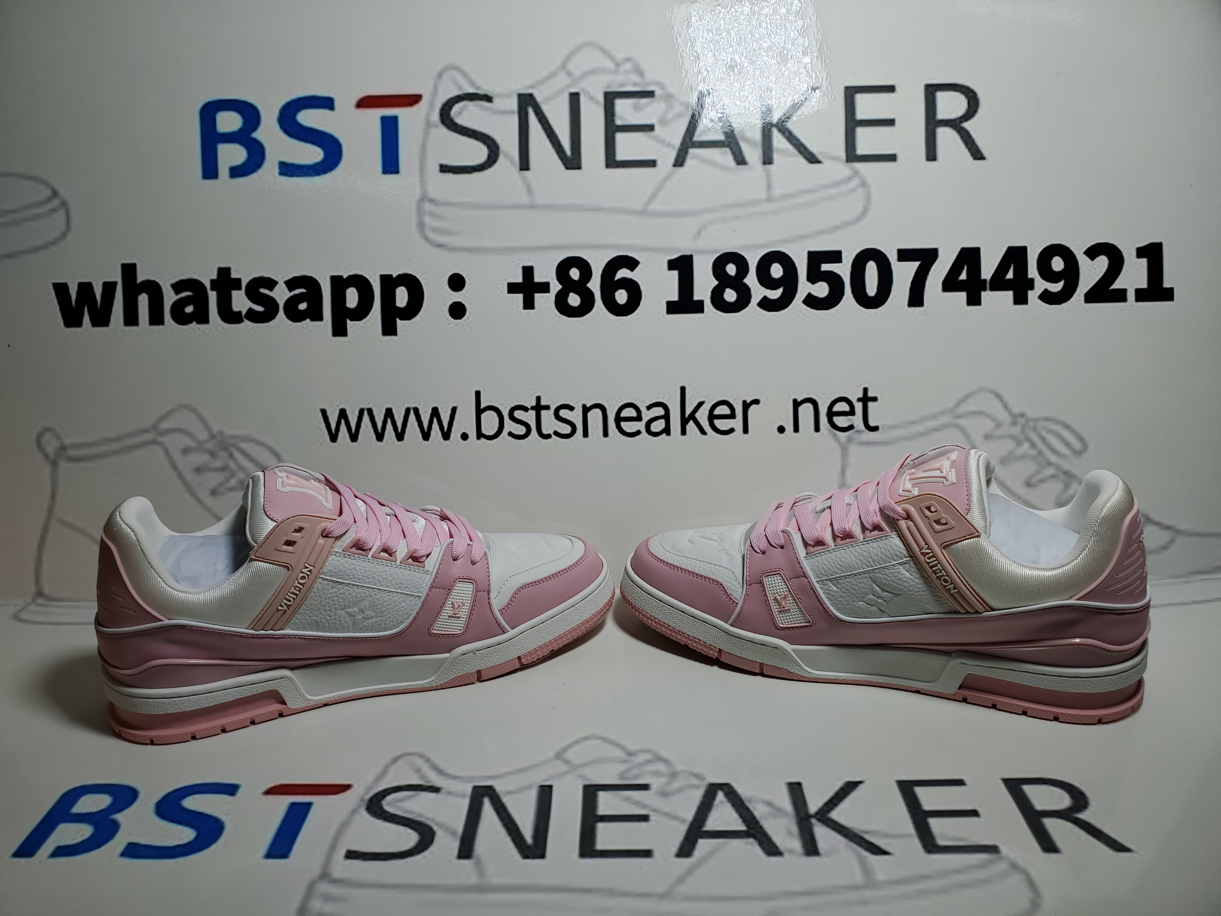 Bstsneaker-Louis Vuitton Trainer Rose Pink VL0231 