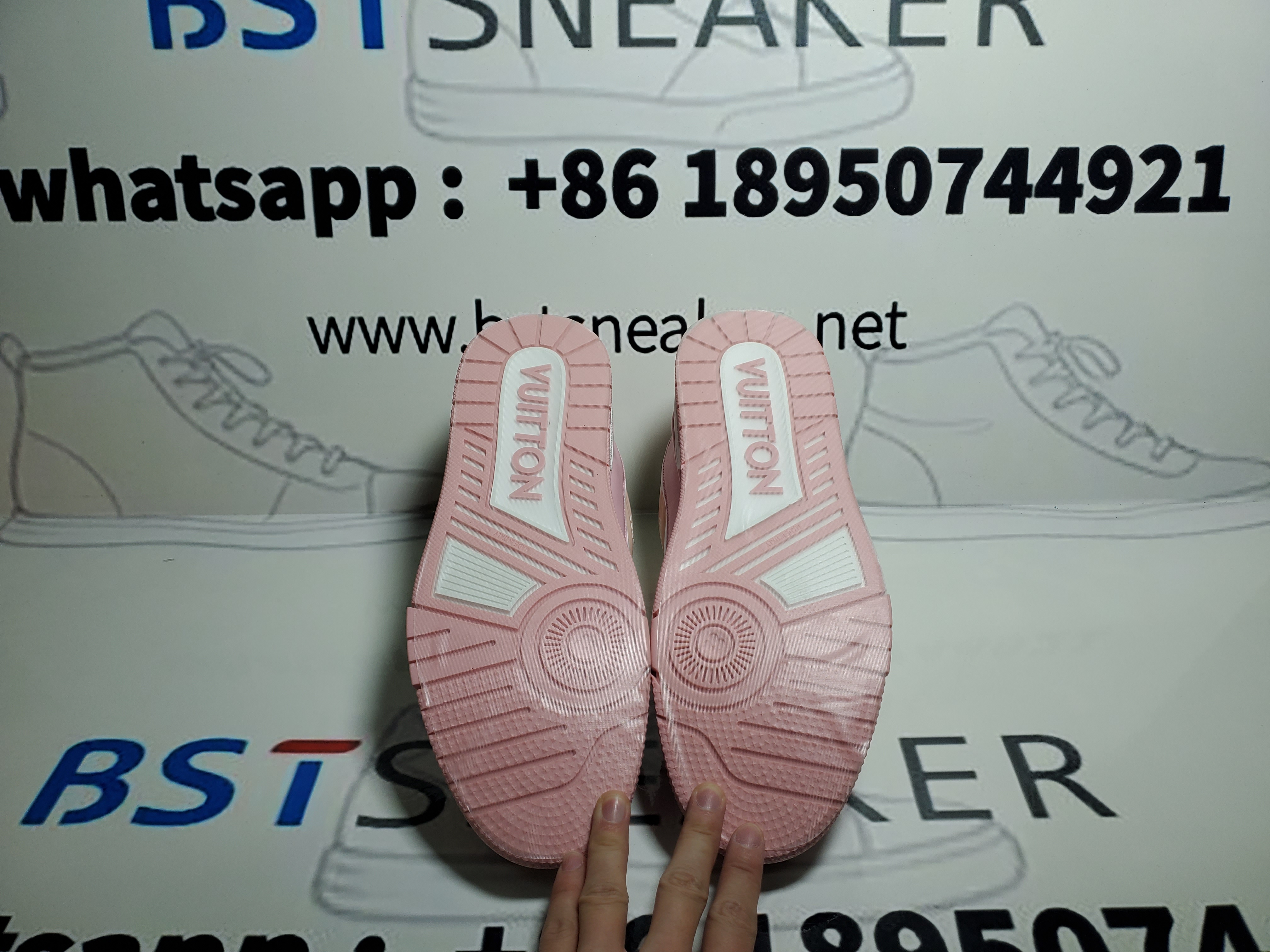 Bstsneaker-Louis Vuitton Trainer Rose Pink VL0231 