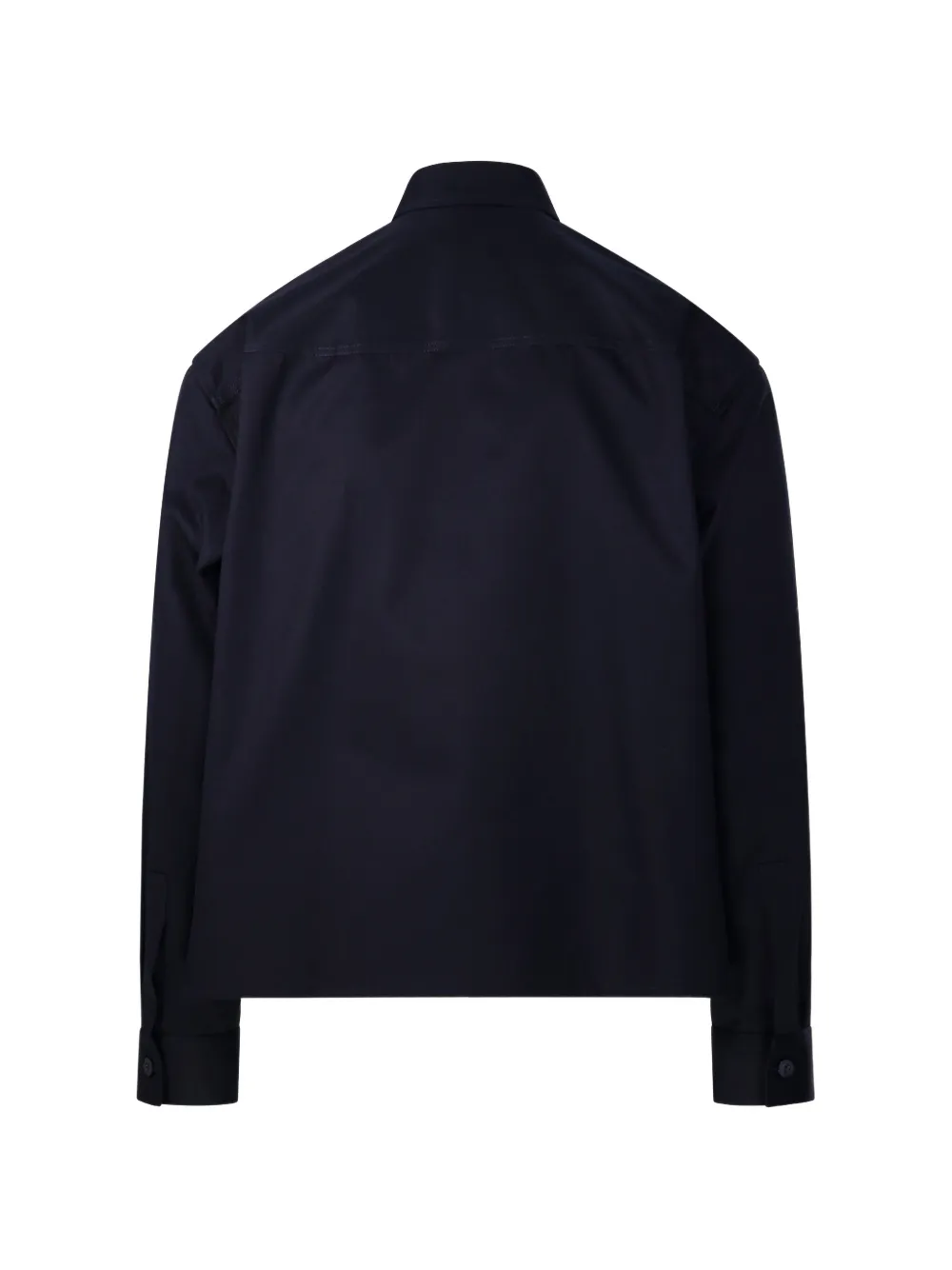 Bstsneaker-GUCCI Cotton twill shirt Dark Blue 360