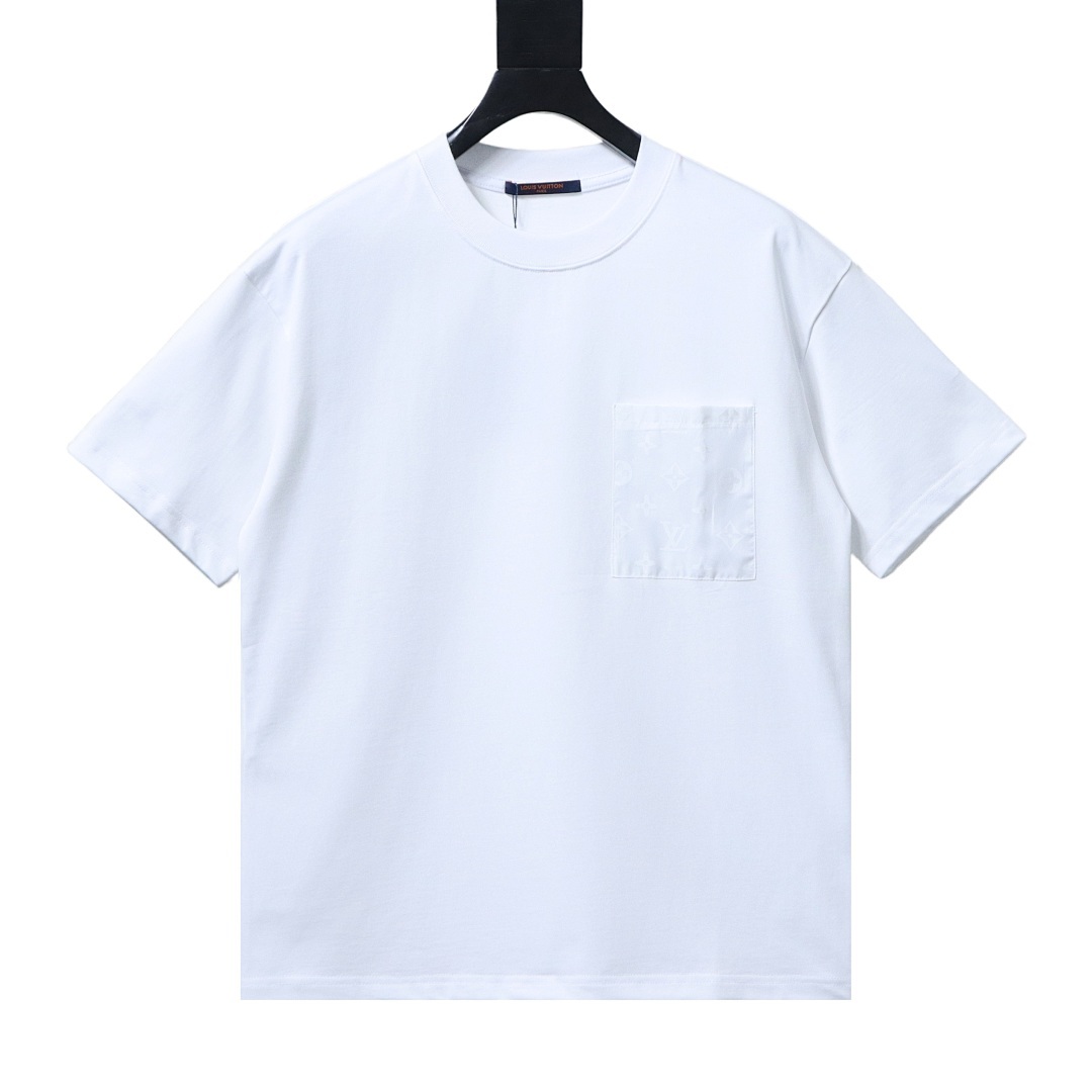 Bstsneaker-Louis Vuitton T-Shirt With Monogram Nylon Details White 140
