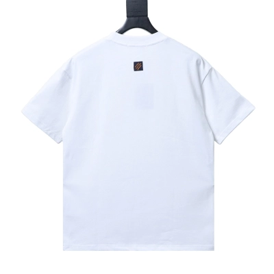 Bstsneaker-Louis Vuitton T-Shirt With Monogram Nylon Details White 140 02