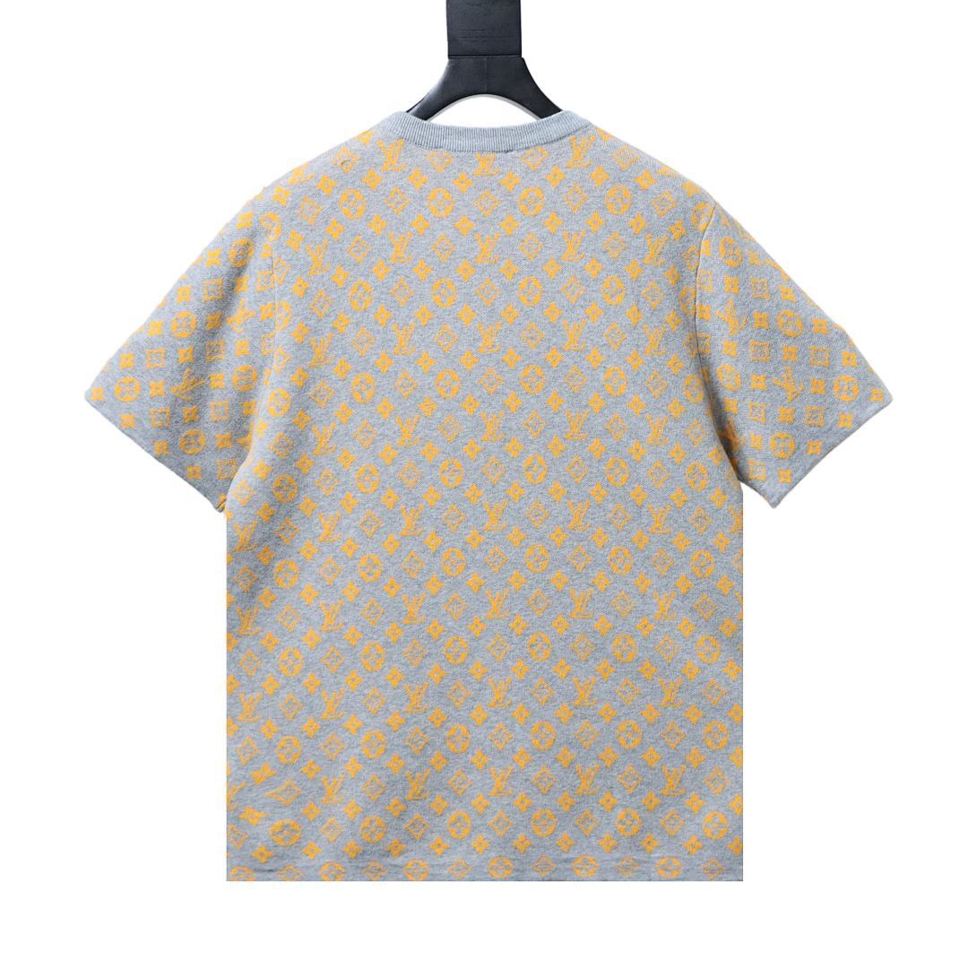 Bstsneaker-Louis Vuitton Monogram Short-Sleeved Crewneck 170