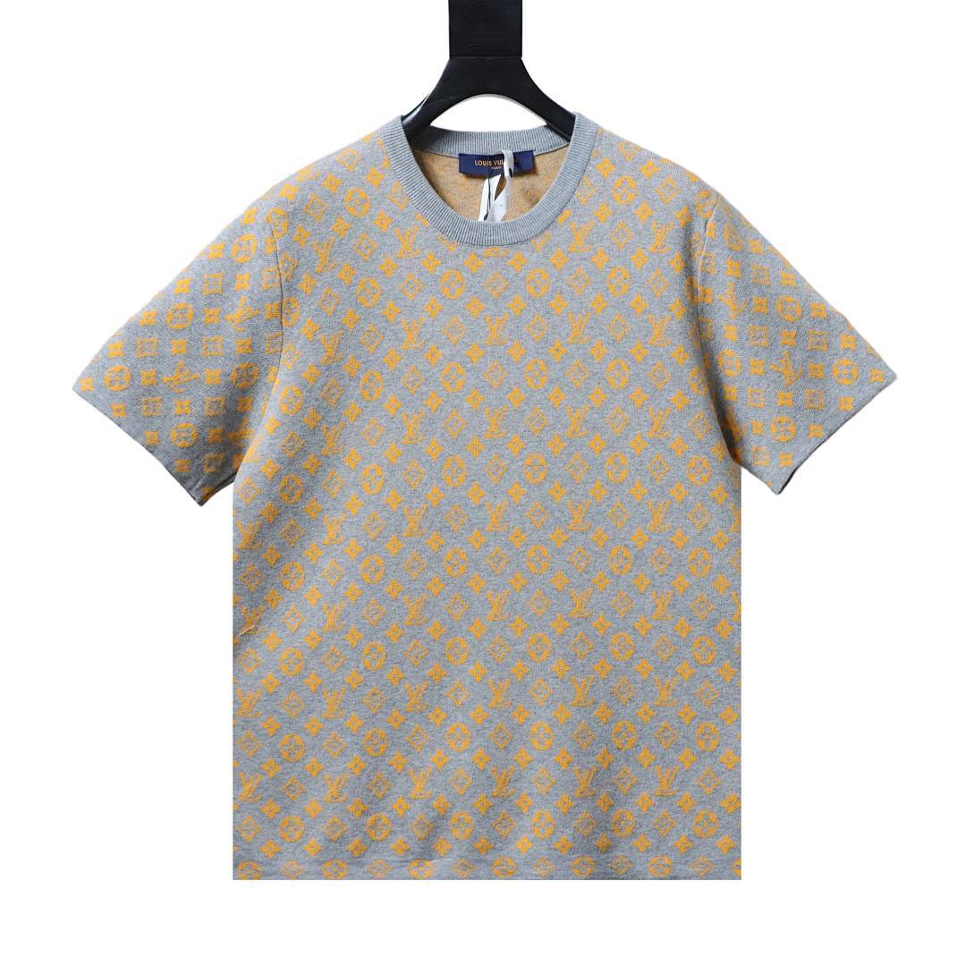Bstsneaker-Louis Vuitton Monogram Short-Sleeved Crewneck 170