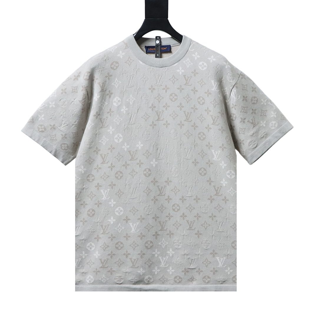 Bstsneaker-Louis Vuitton Monogram Short-Sleeved Crewneck 1AJBWB 170