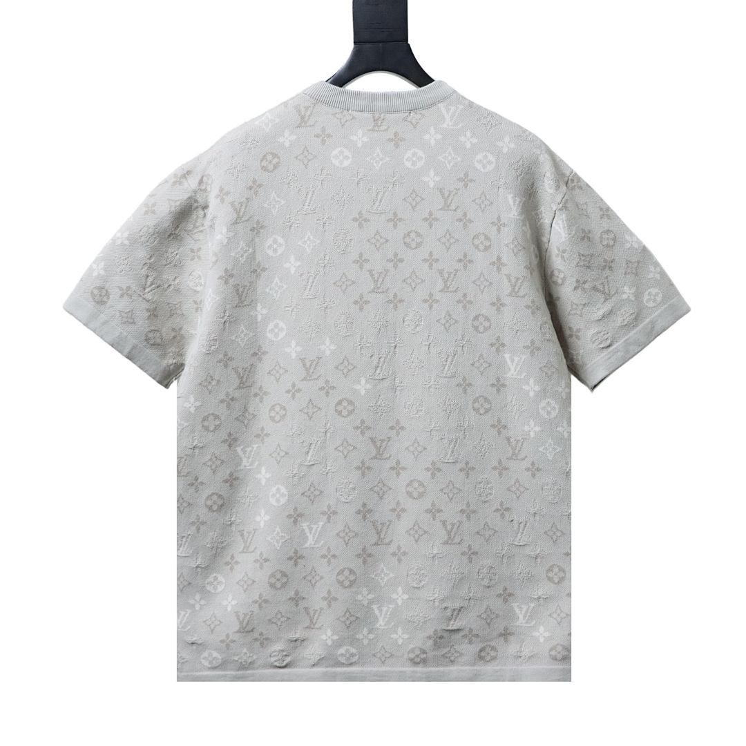 Bstsneaker-Louis Vuitton Monogram Short-Sleeved Crewneck 1AJBWB 170
