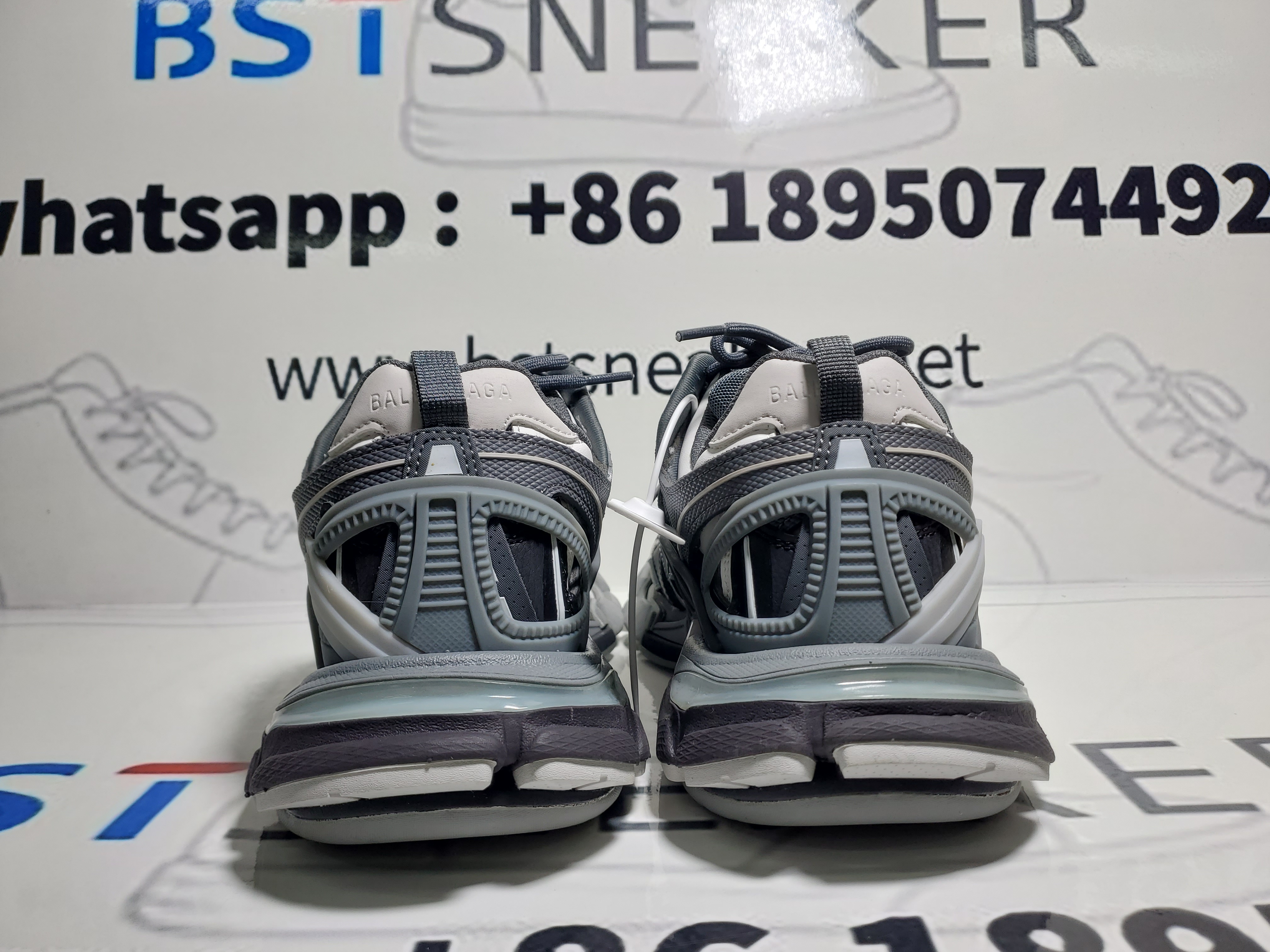 Bstsneaker-Balenciaga Track 2 Blue Grey (W) 570391 W2GN3 1285