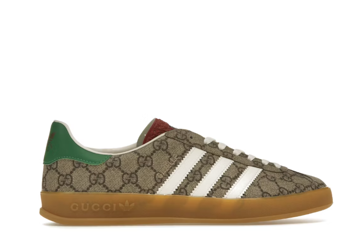 Bstsneaker-Adidas x Gucci Gazelle Beige GG Monogram IE2262/715222 FAAR3 9751