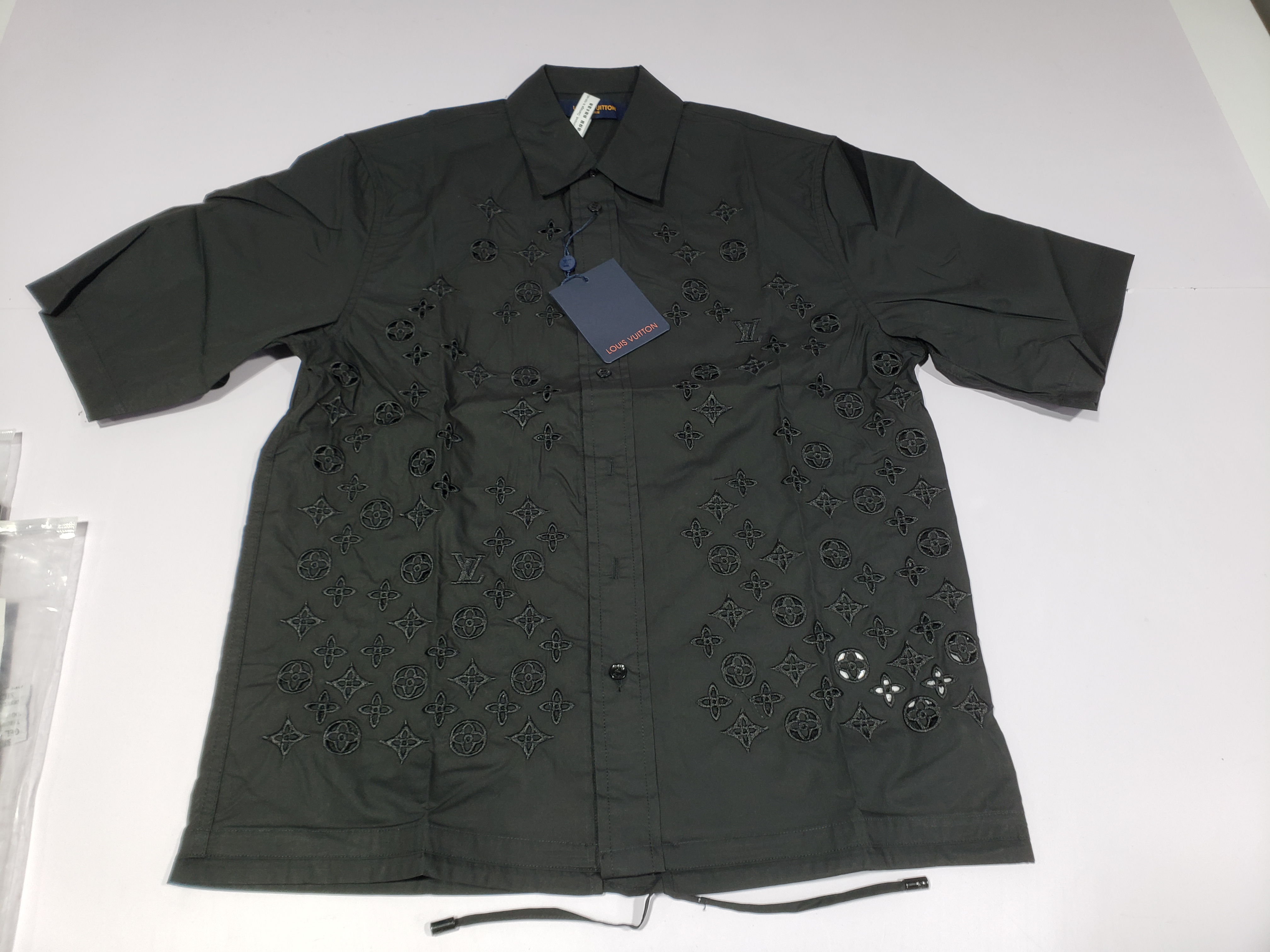Bstsneaker-Louis Vuitton Letter Embroidered Hollow Shirt 240