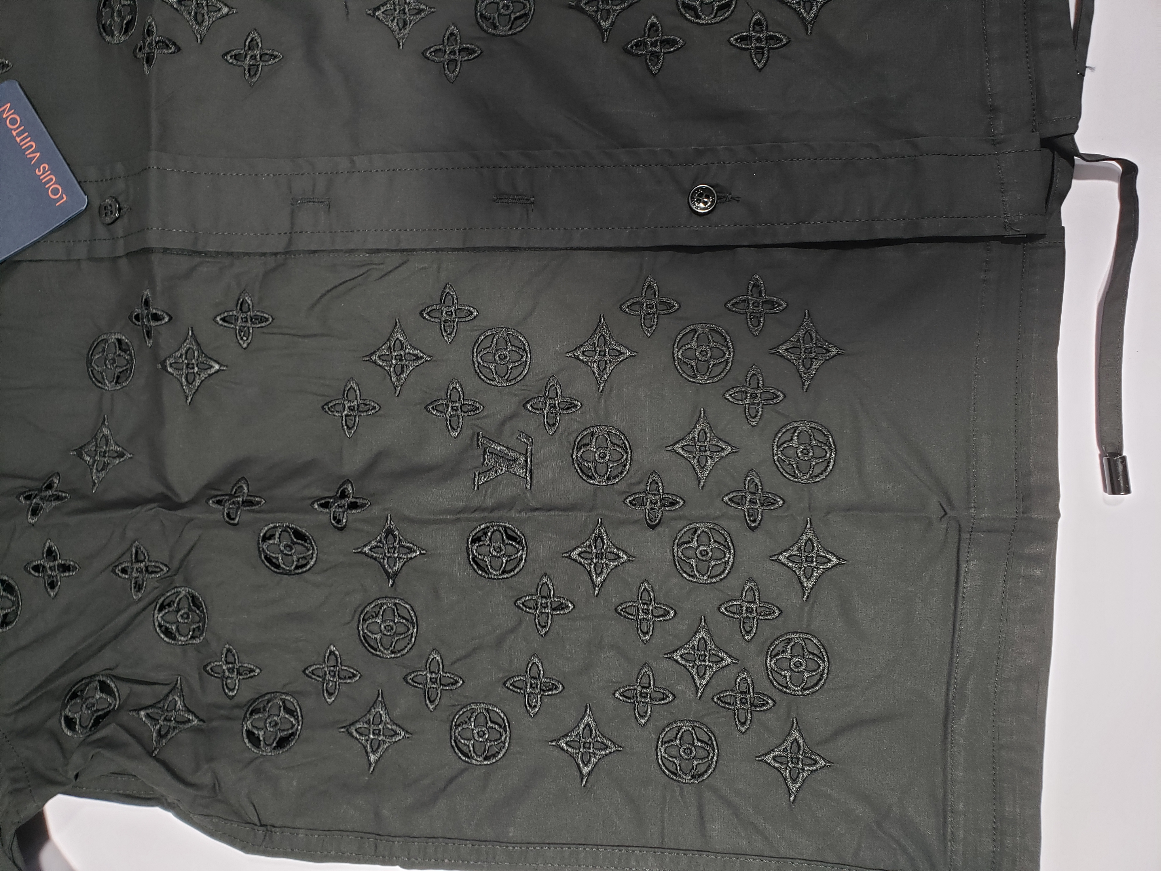 Bstsneaker-Louis Vuitton Letter Embroidered Hollow Shirt 240