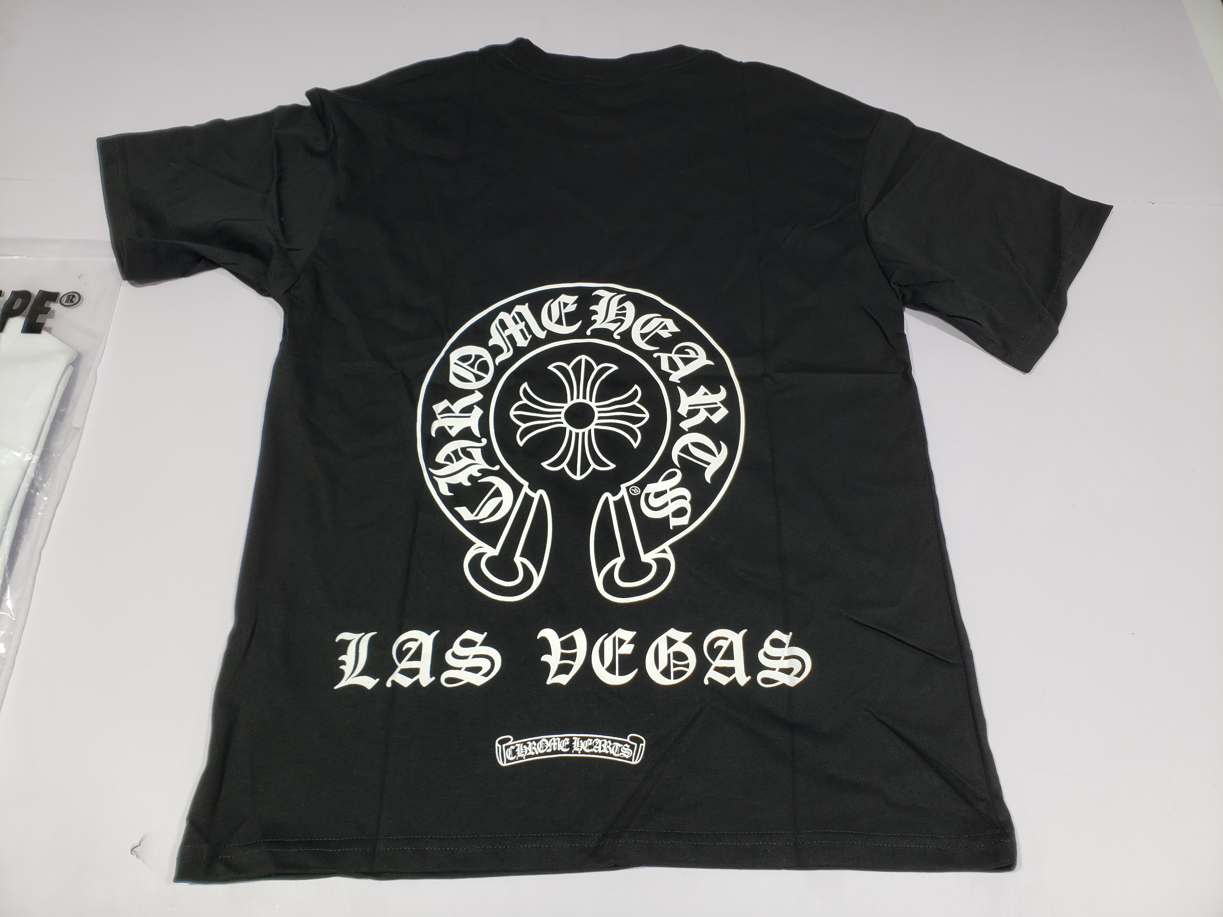 Bstsneaker-Chrome Hearts Las Vegas Horseshoe S/S Pocket T-shirt Black 120