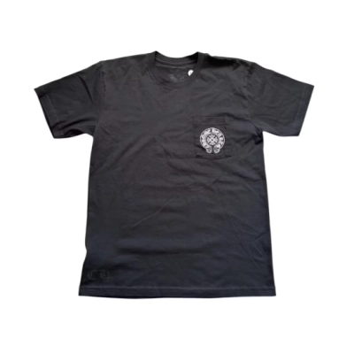Bstsneaker-Chrome Hearts Las Vegas Horseshoe S/S Pocket T-shirt Black 120 02