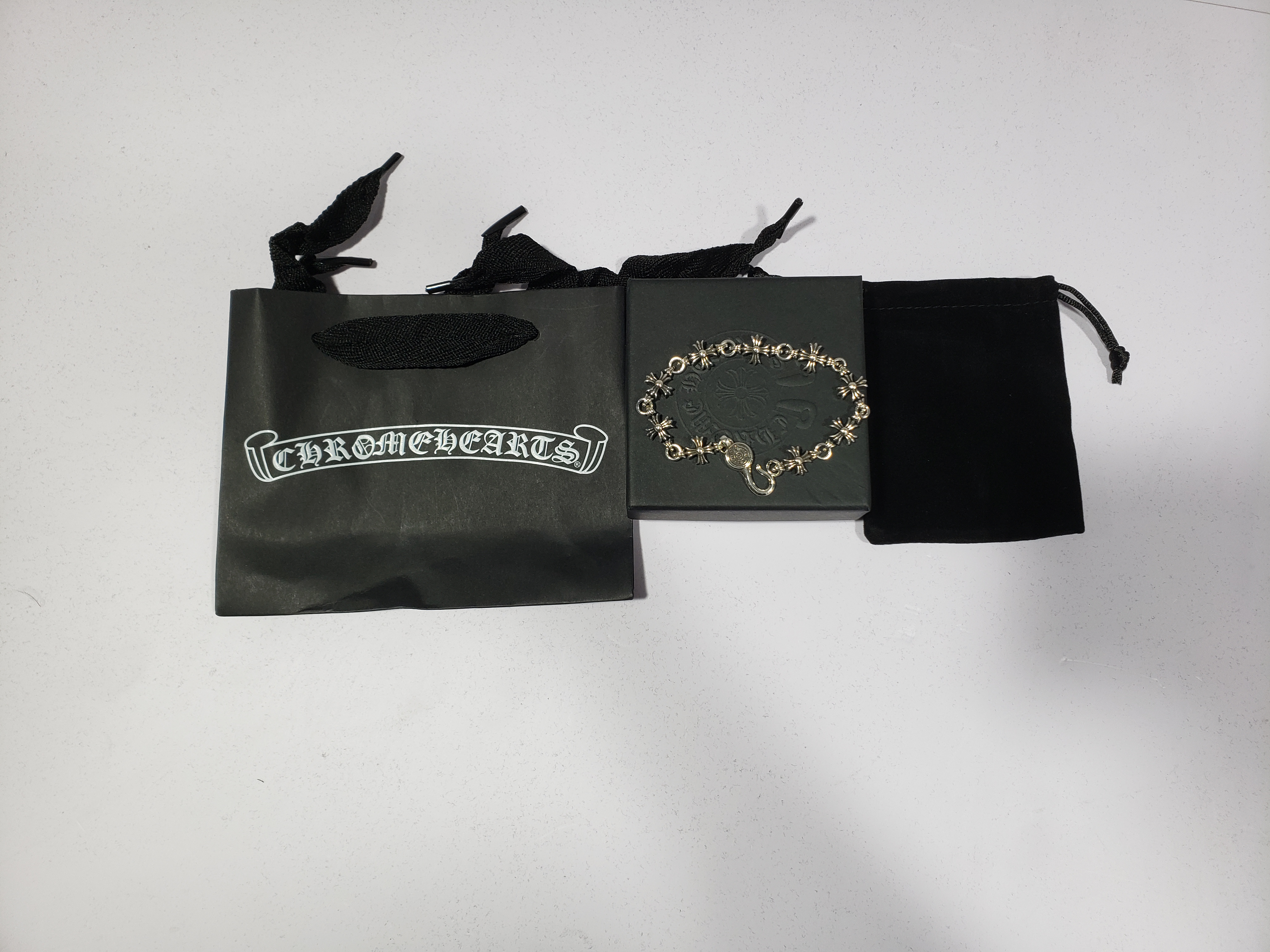Bstsneaker-Chrome Hearts Nine Section Cross Bracelet 170
