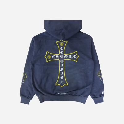 Bstsneaker-Chrome Hearts x Drake Certified Chrome Hand Dyed Hoodie 02