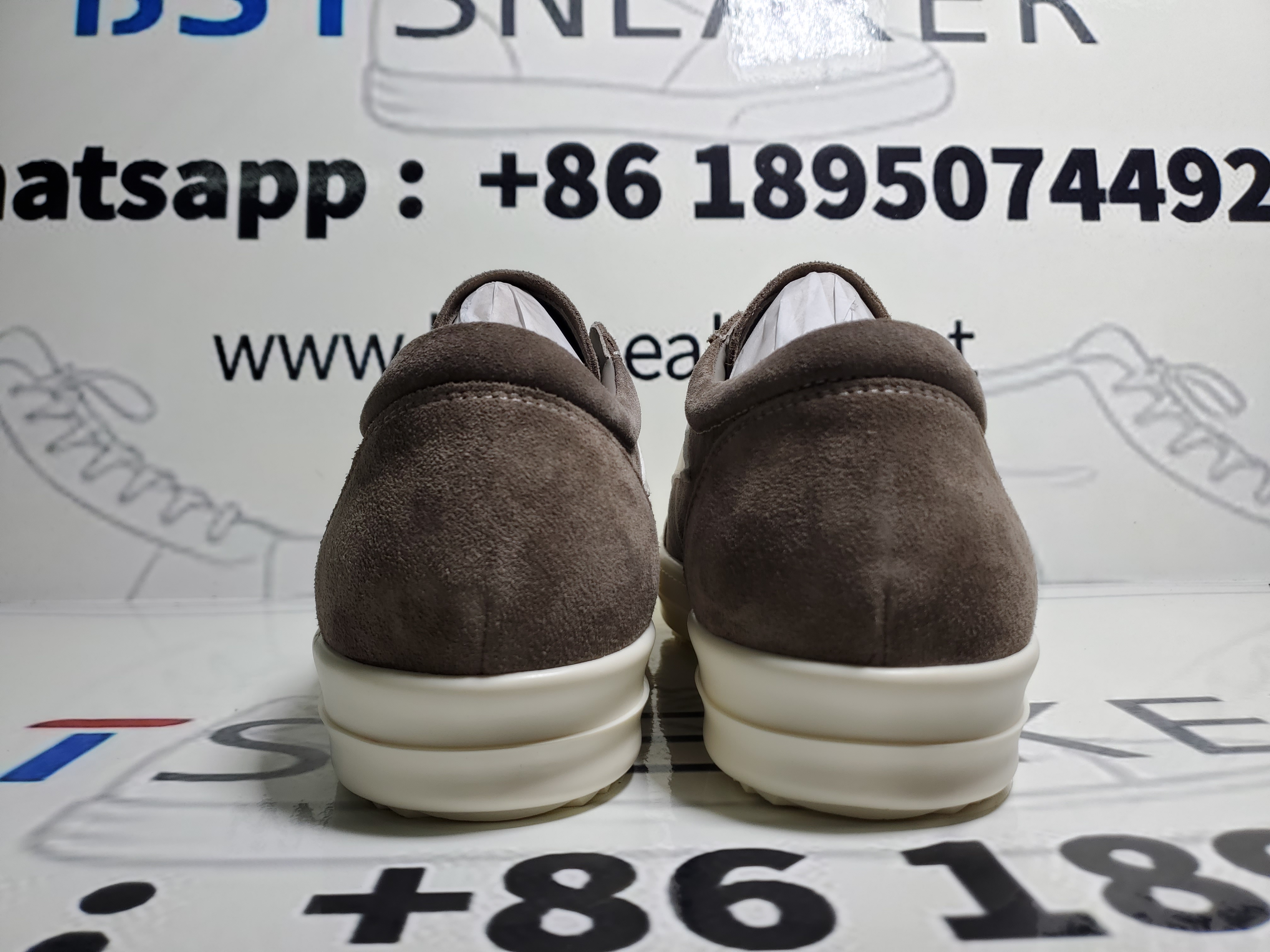 Bstsneaker-RICK OWENS/RO Brown
