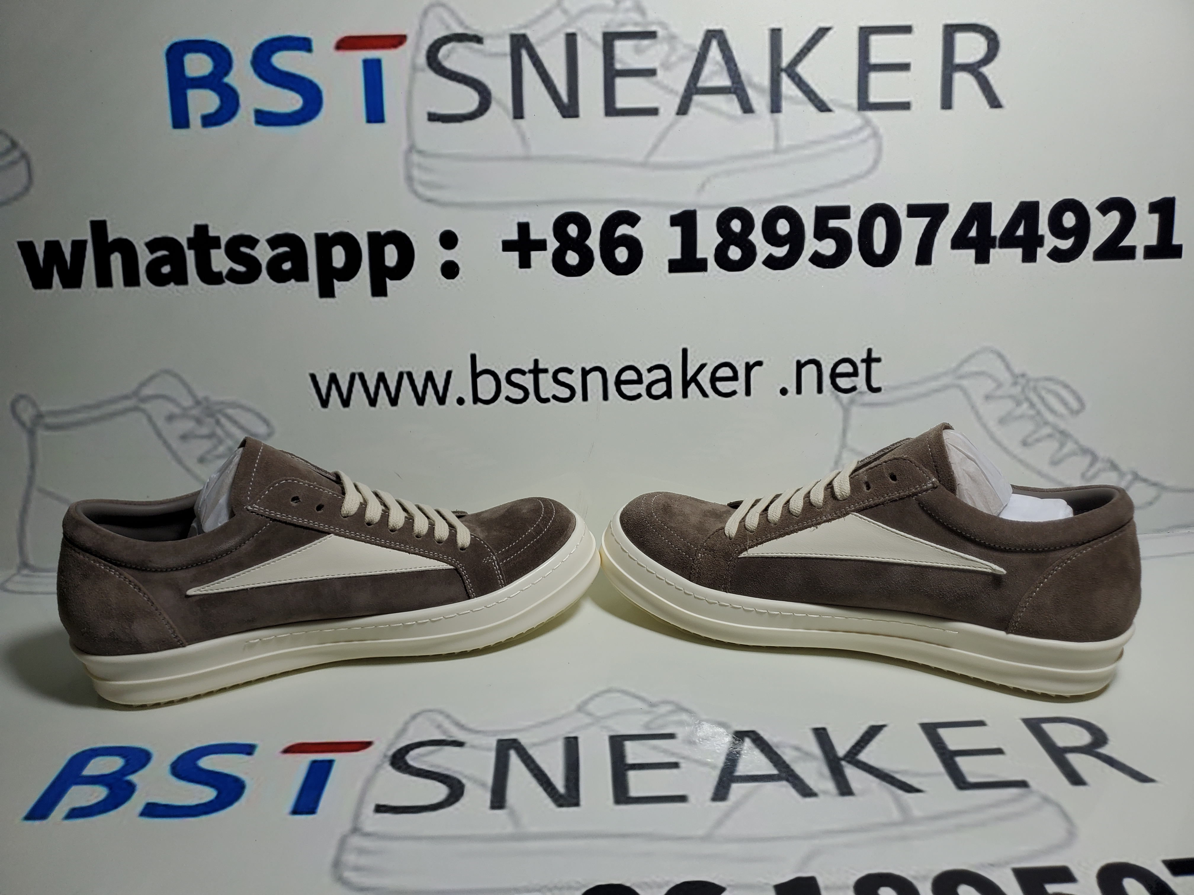 Bstsneaker-RICK OWENS/RO Brown