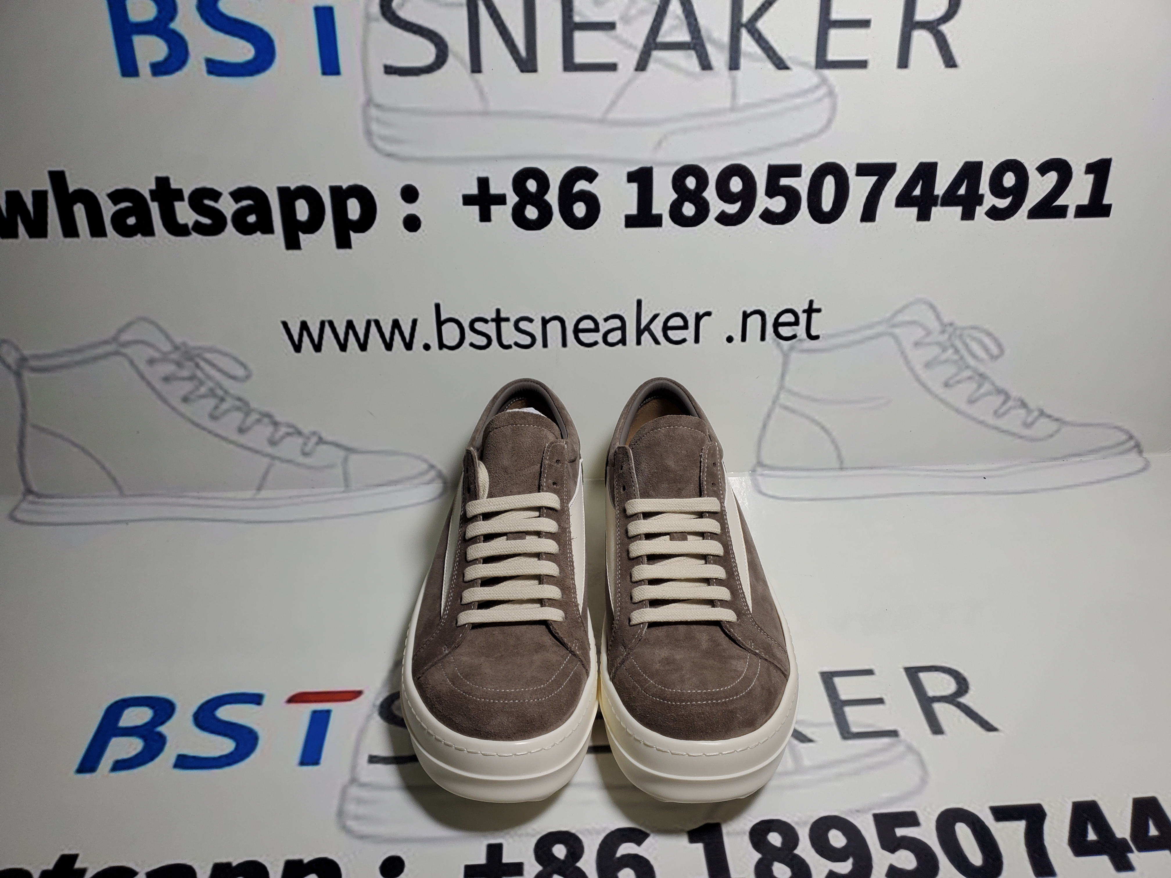 Bstsneaker-RICK OWENS/RO Brown