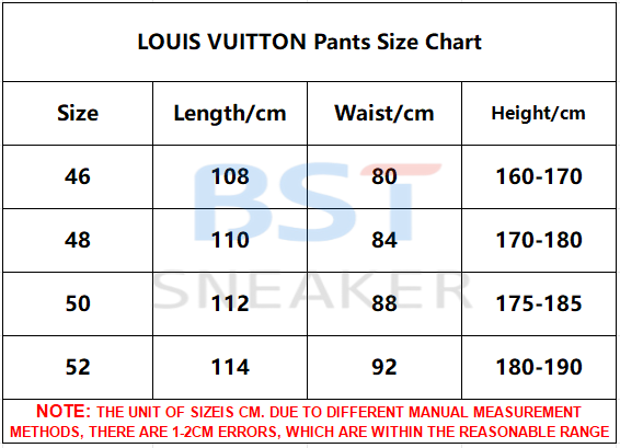 Bstsneaker-Louis Vuitton Monogram Embroidered Trousers 290