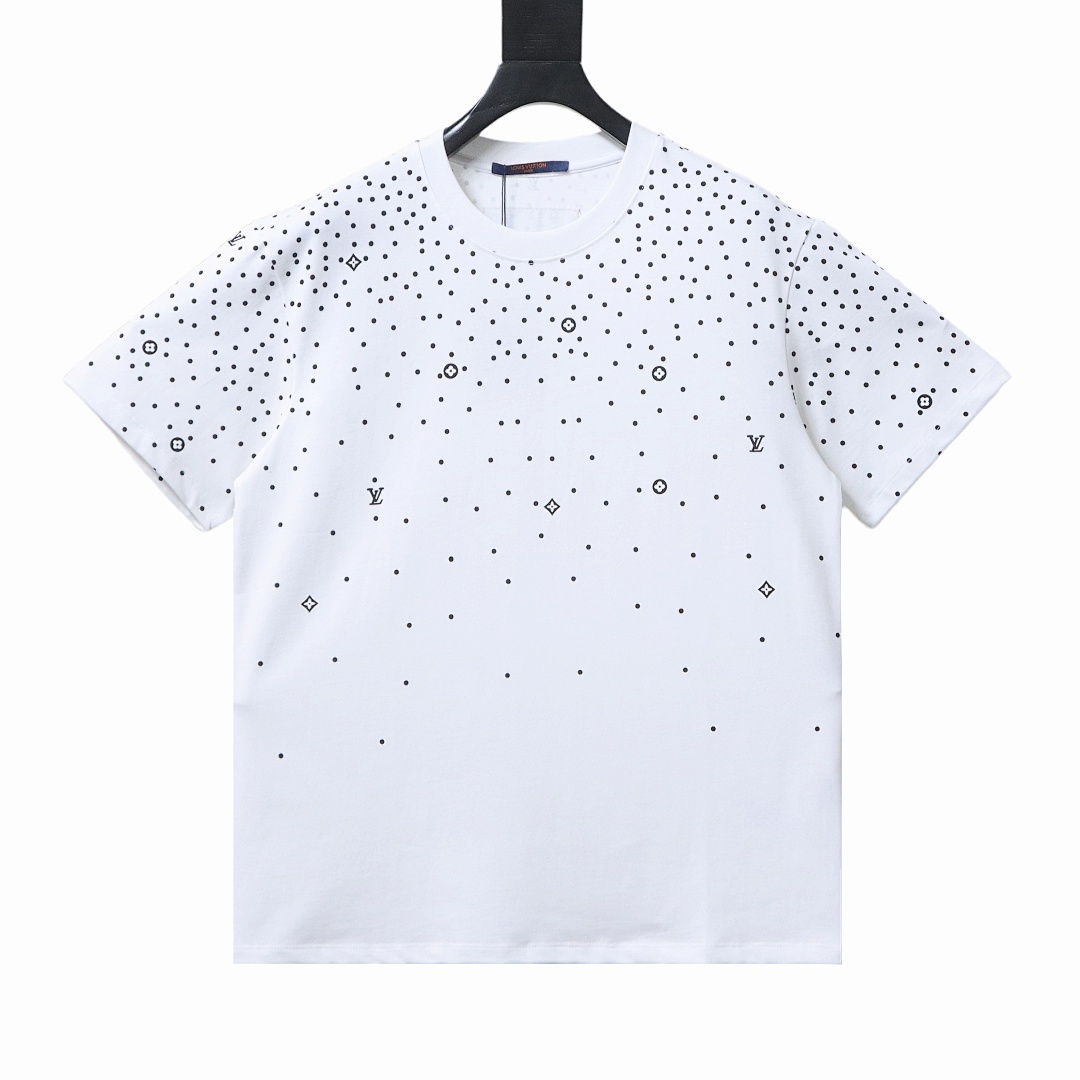Bstsneaker-Louis Vuitton Monogram Waterdrops T-shirt White 150