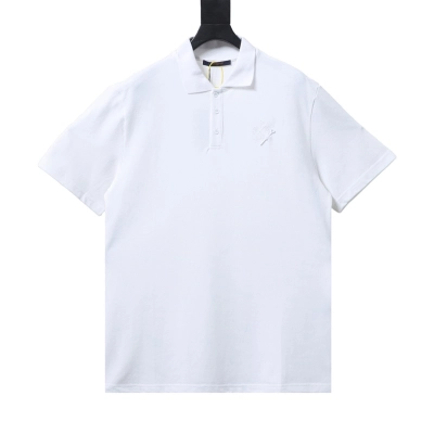 Bstsneaker-Louis Vuitton Damier Signature Embroidered Polo Shirt 160 01