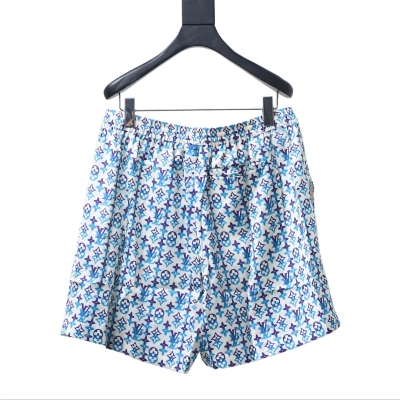 Bstsneaker-Louis Vuitton Monogram Overlap Silk Shorts 190 02
