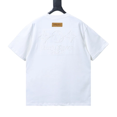 Bstsneaker-Louis Vuitton Embroidered T-shirt White 150 02