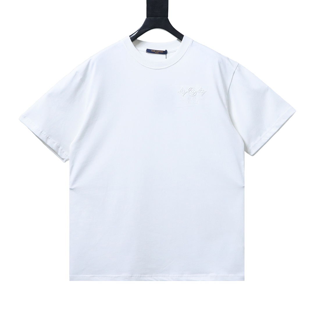 Bstsneaker-Louis Vuitton Embroidered T-shirt White 150