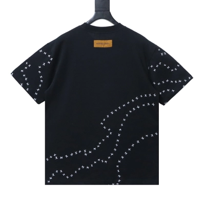 Bstsneaker-Louis Vuitton Airplane Embroidered T-shirt 150 02