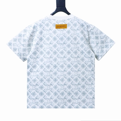 Bstsneaker-Louis Vuitton Classic Monogram Gradient T-shirt White 150 02