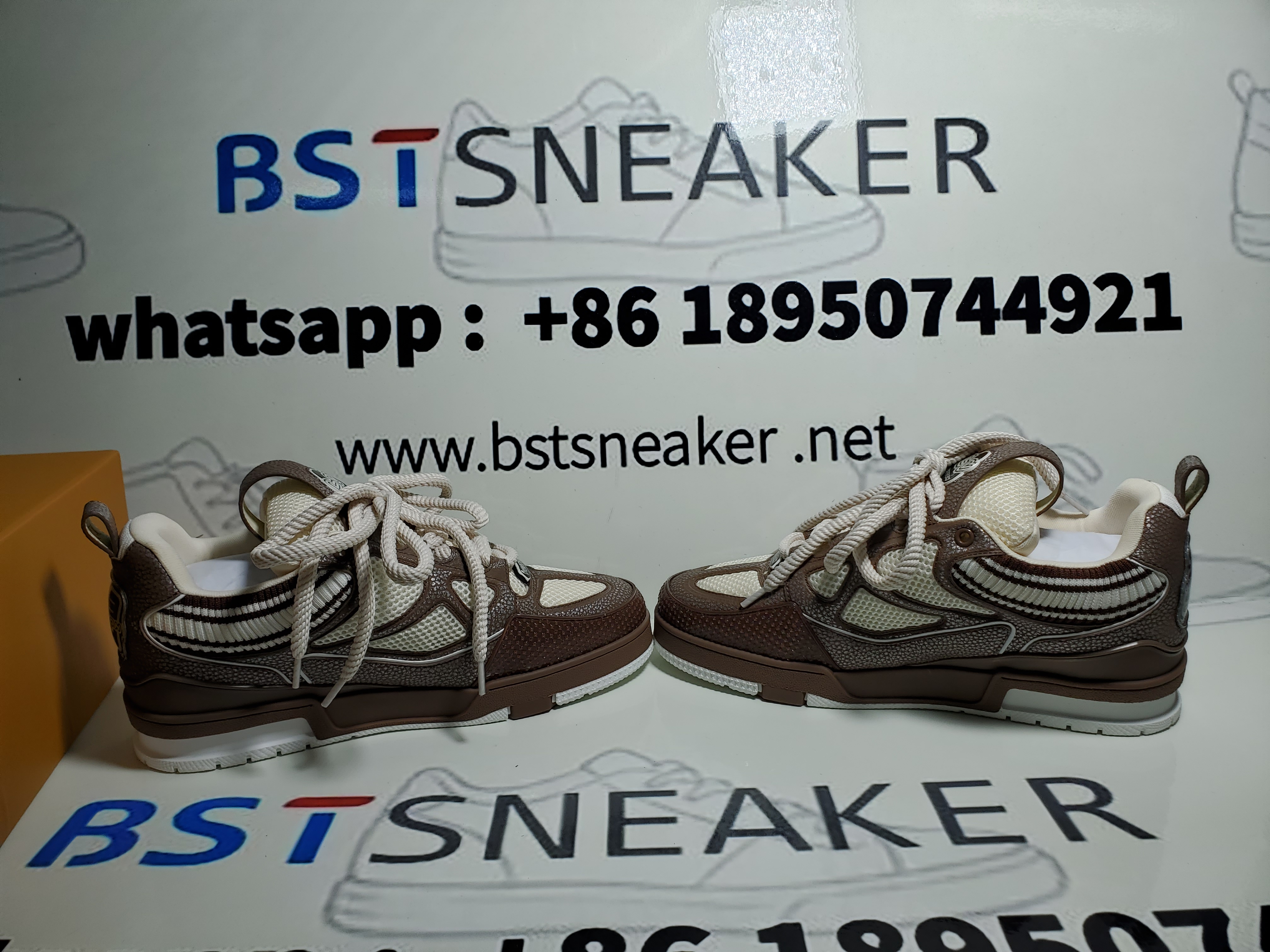 Bstsneaker-Louis Vuitton New Khaki Wool Weaving
