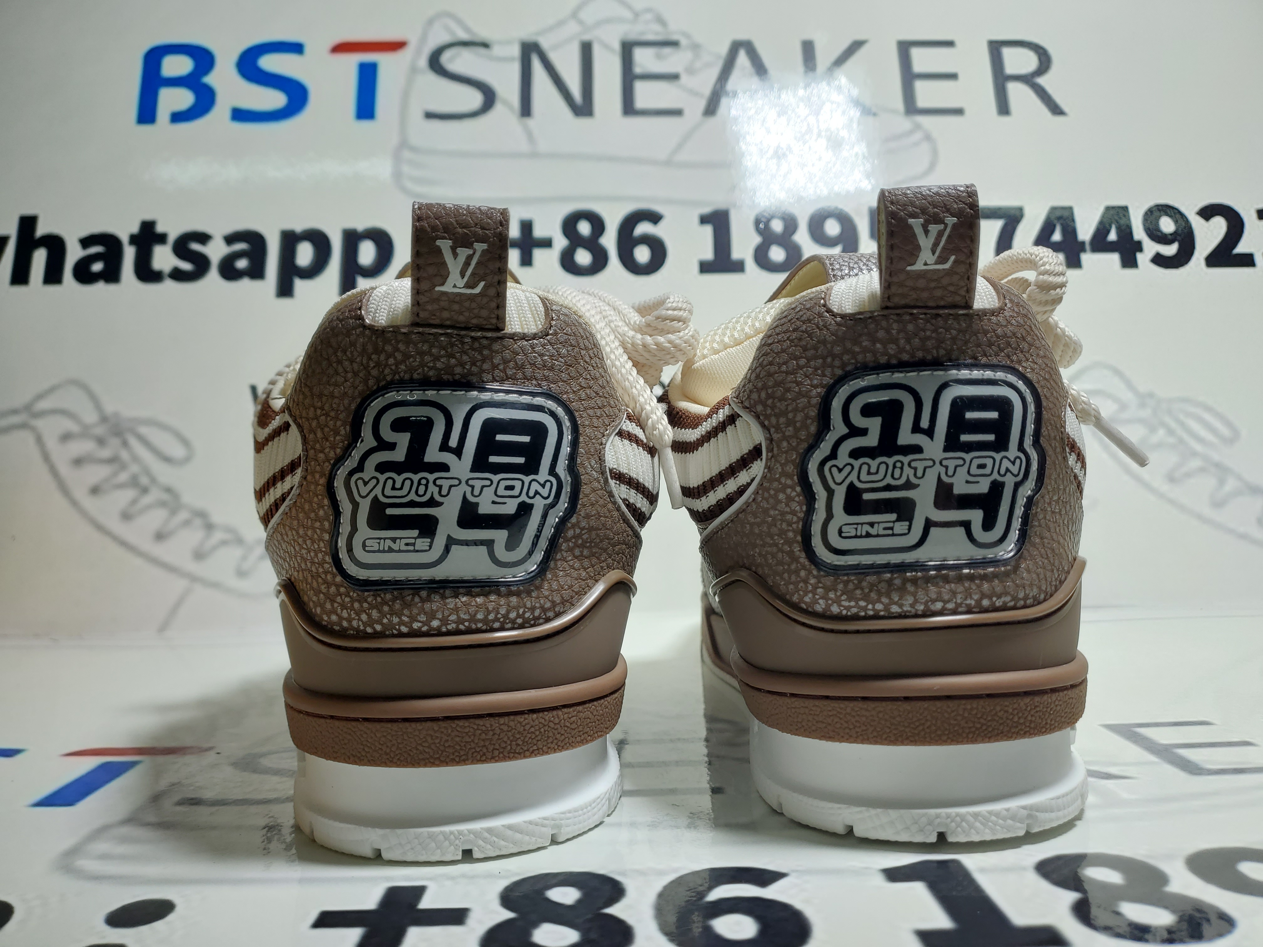 Bstsneaker-Louis Vuitton New Khaki Wool Weaving