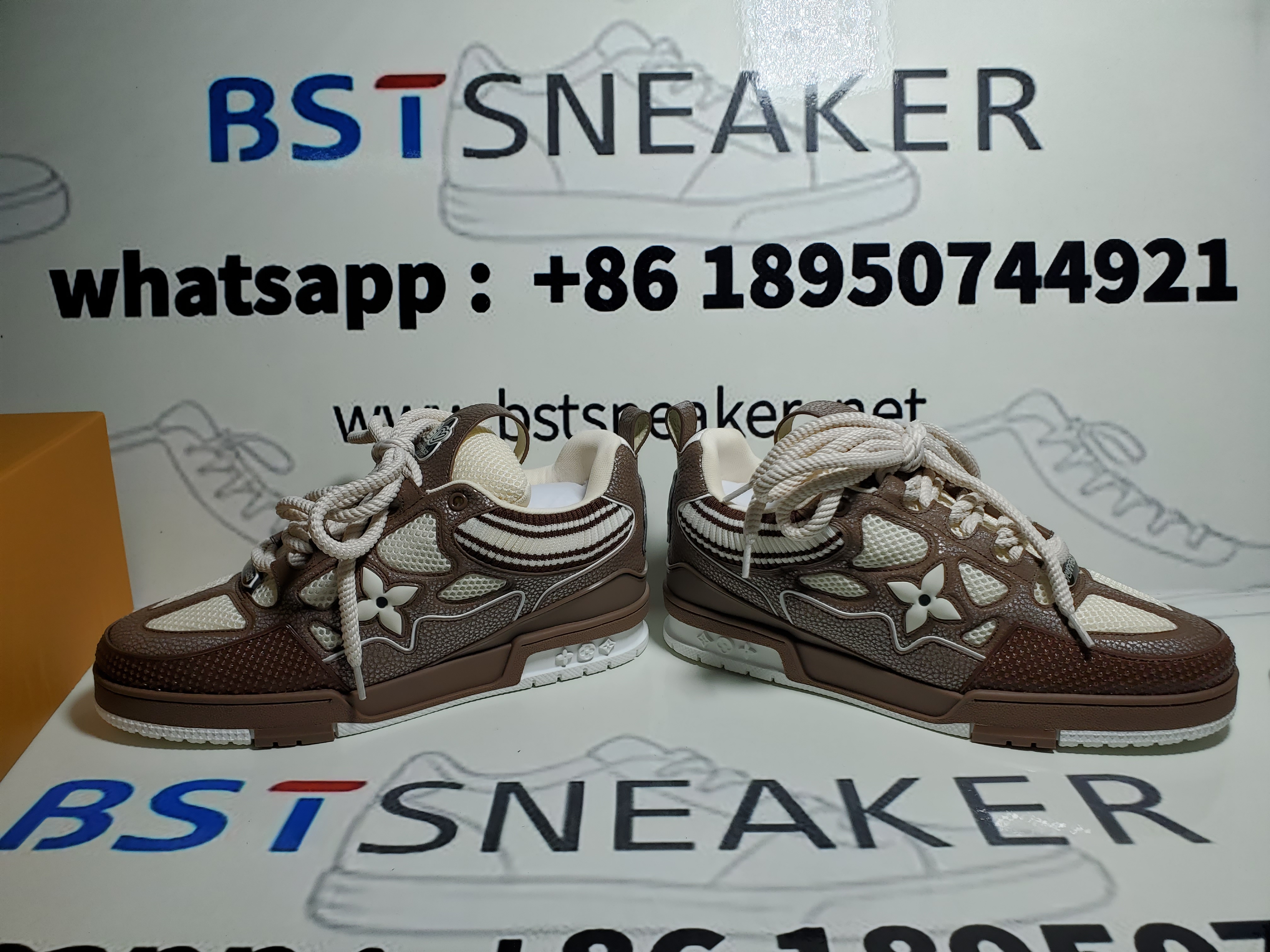 Bstsneaker-Louis Vuitton New Khaki Wool Weaving