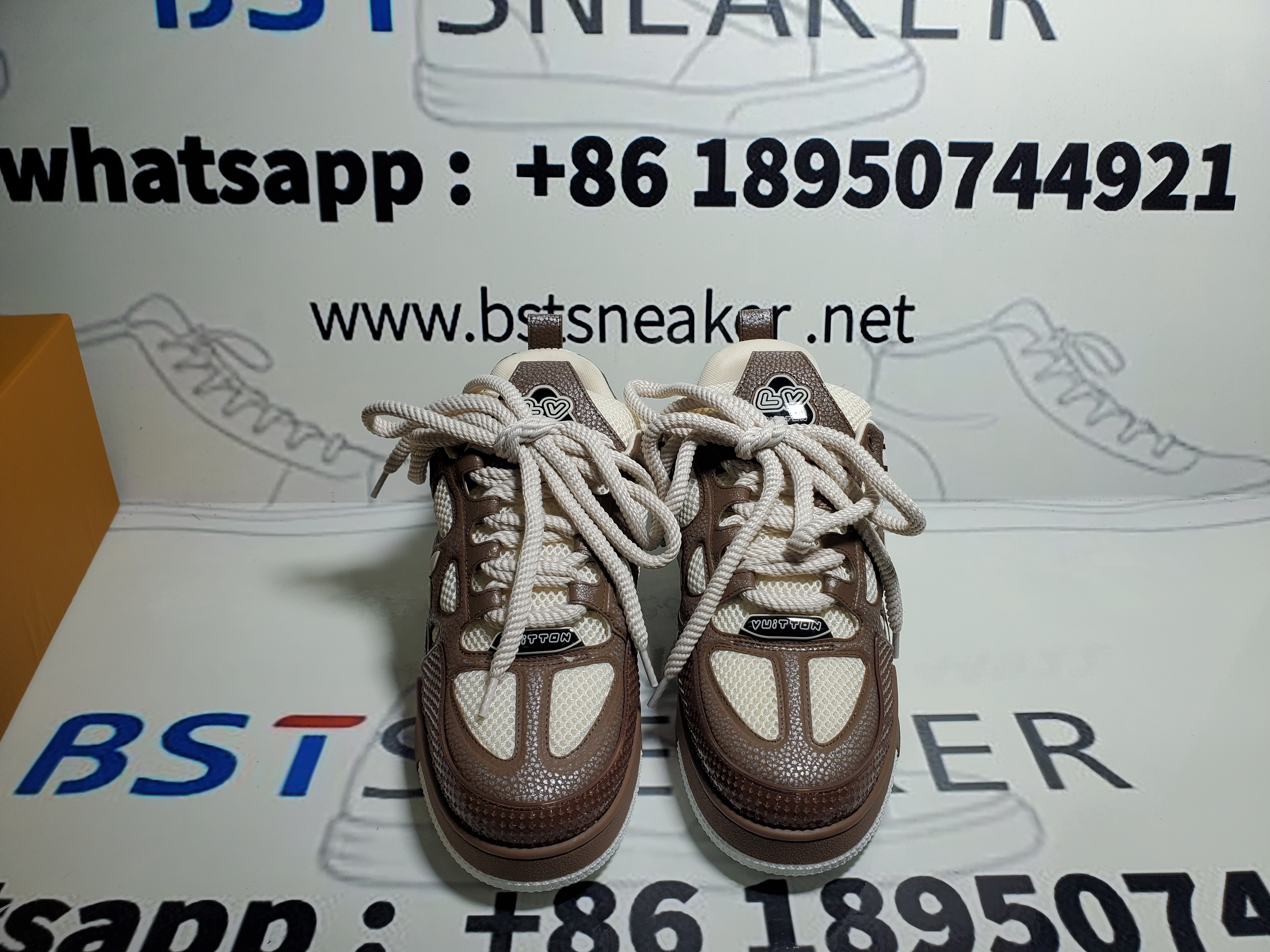 Bstsneaker-Louis Vuitton New Khaki Wool Weaving