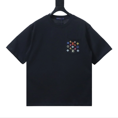 Bstsneaker-Louis Vuitton Painted floral pocket T-shirt 130 01
