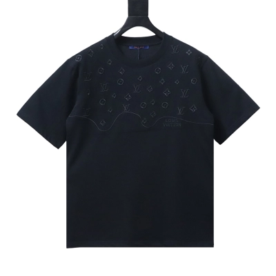 Bstsneaker-Louis Vuitton Flock Print Monogram Gradient T-Shirt 140 01