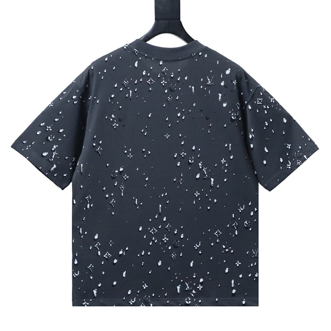 Bstsneaker-Louis Vuitton Monogram Waterdrops T-shirt Grey 150