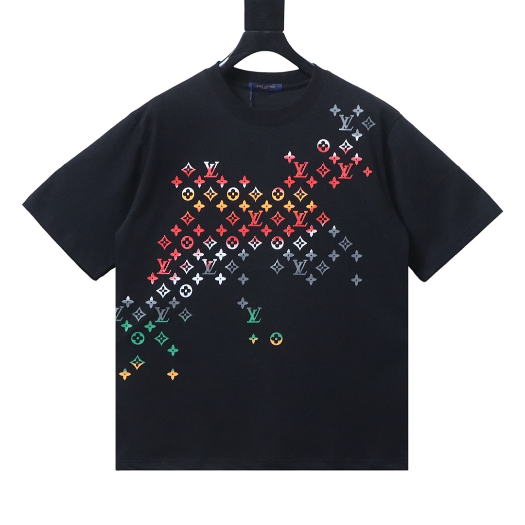 Bstsneaker-Louis Vuitton Gradient Digital Print T-shirt 140