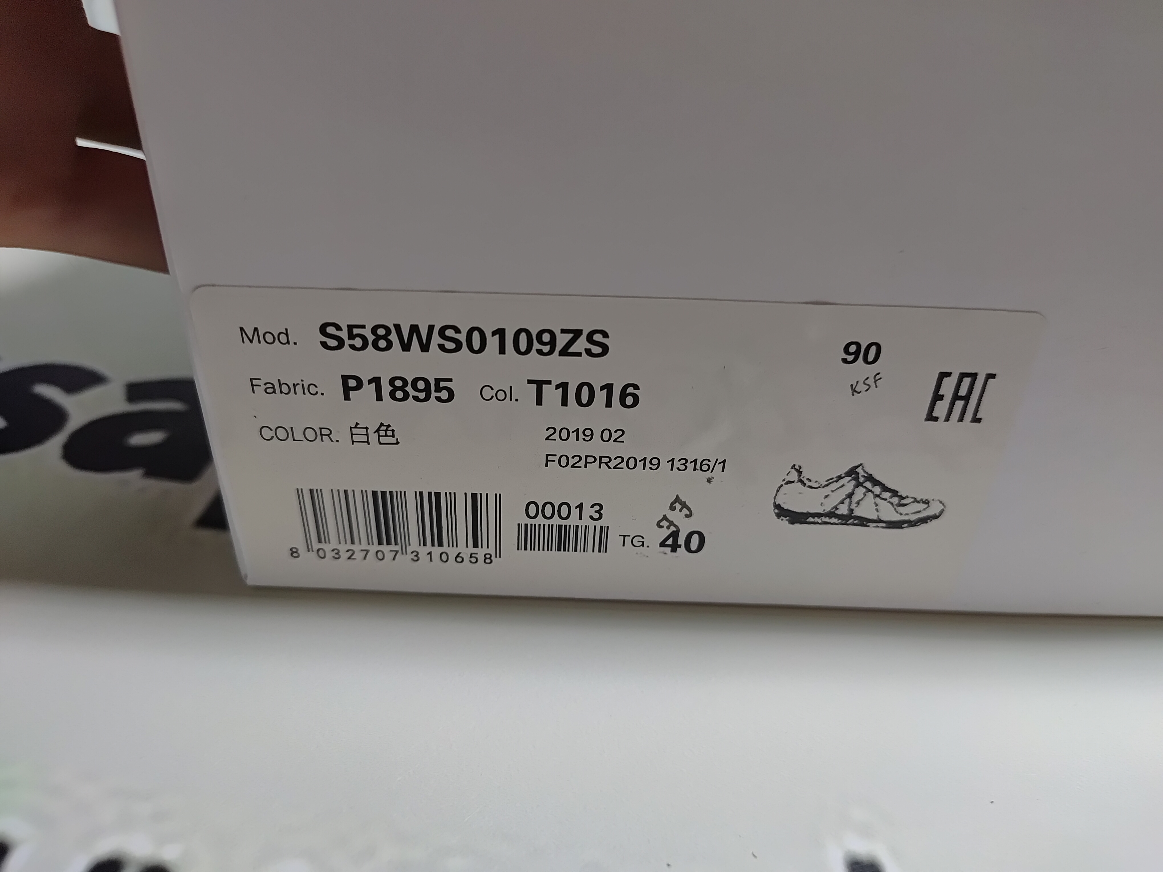 Bstsneaker-Maison Margiela Replica Off White S57WS0236-1897-101