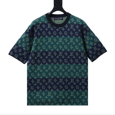 Bstsneaker-Louis Vuitton Color-blocked jacquard knitwear 160 01