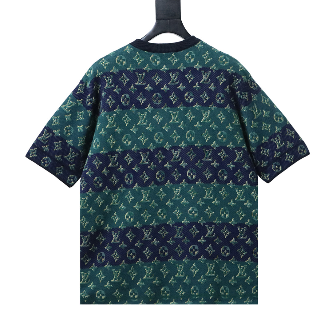 Bstsneaker-Louis Vuitton Color-blocked jacquard knitwear 160
