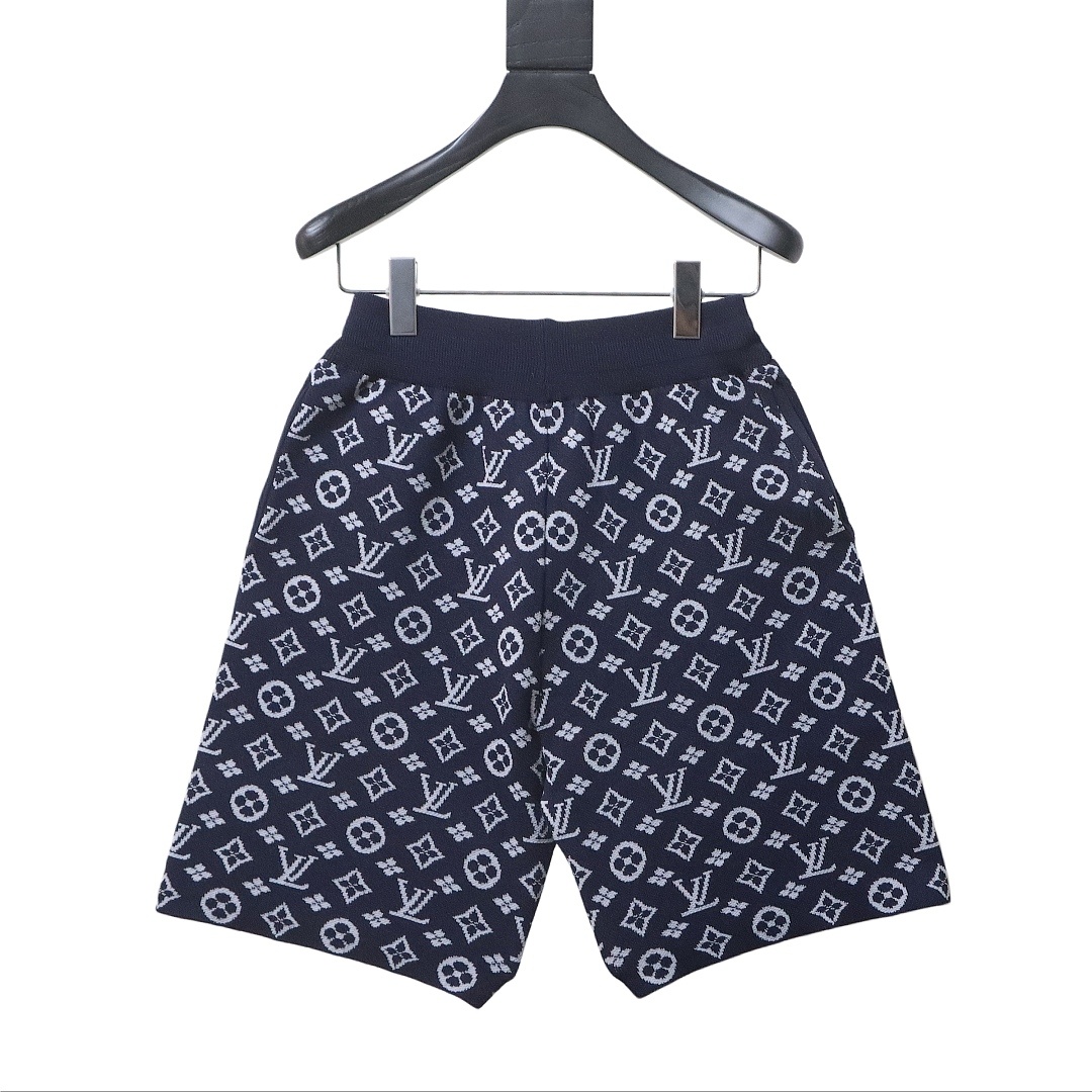 Bstsneaker-Louis Vuitton Monogram perforated print effect shorts 180