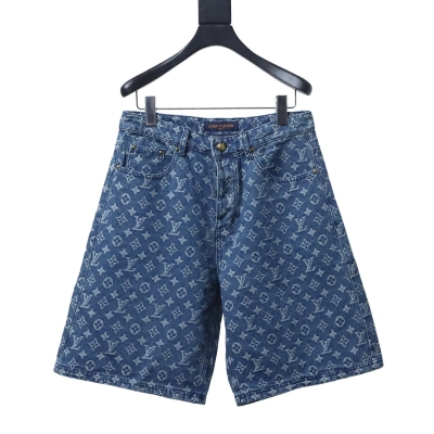 Bstsneaker-Louis Vuitton Monogram Denim Shorts 190 01