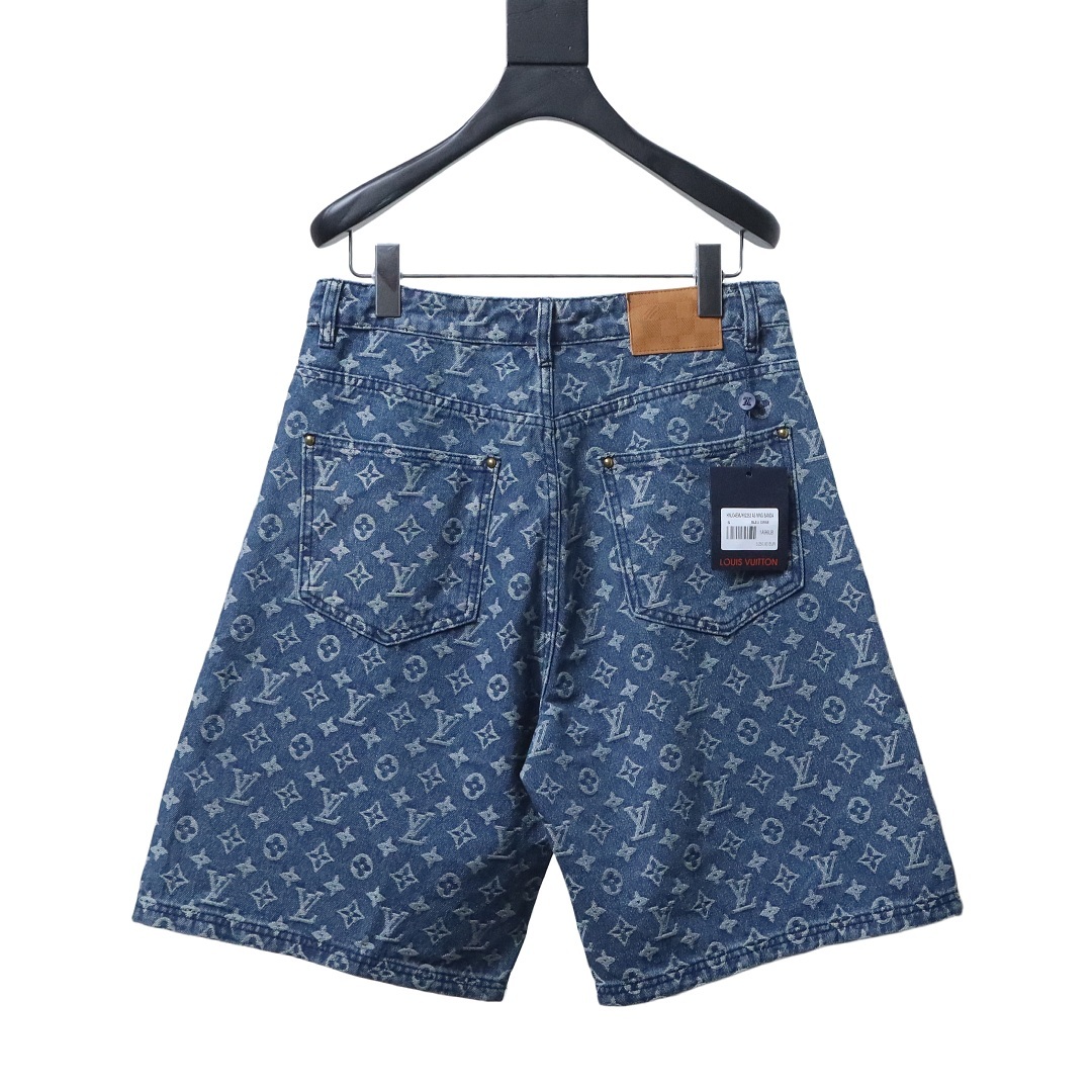 Bstsneaker-Louis Vuitton Monogram Denim Shorts 190