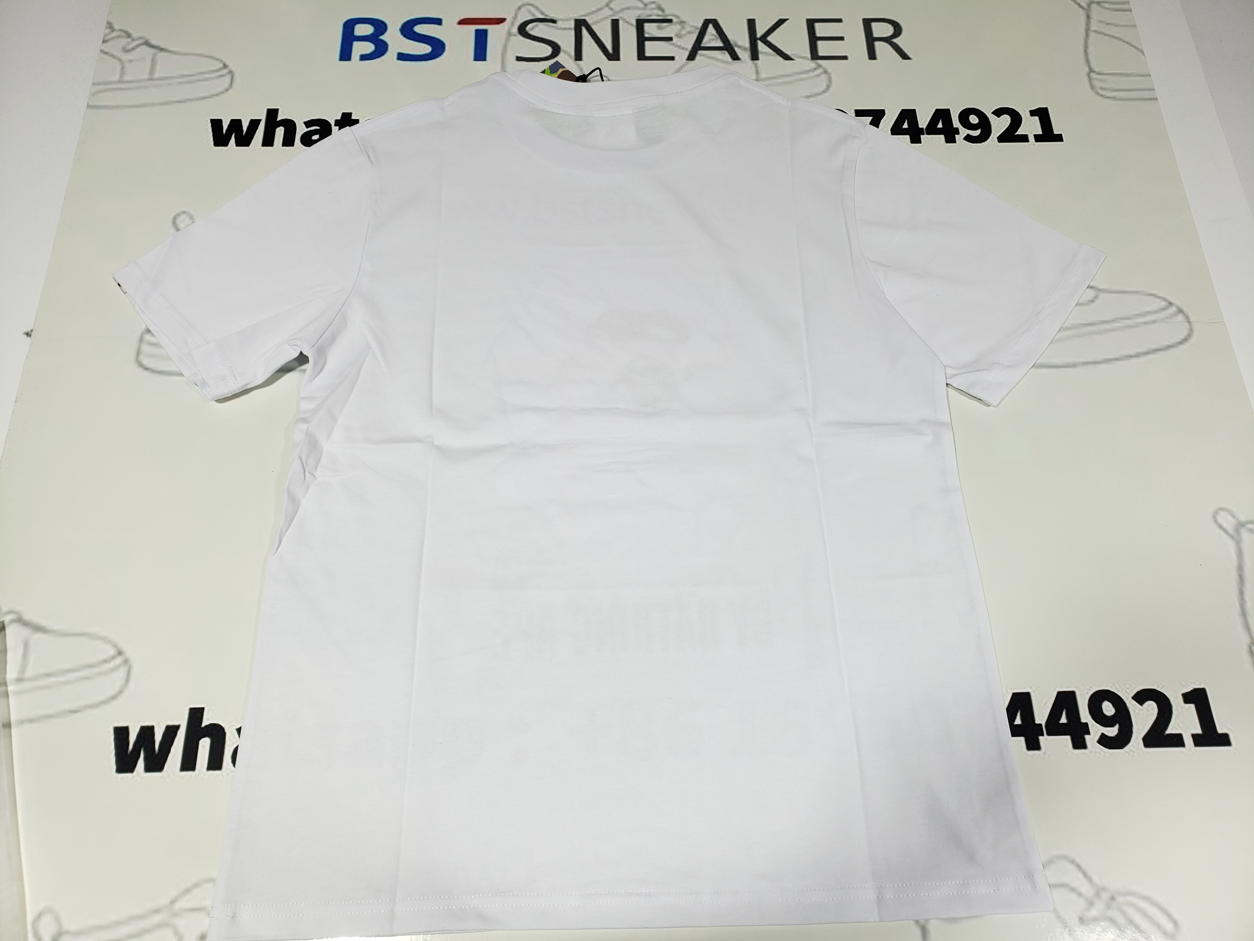 Bstsneaker-BAPE A Bathing Ape Check by Bathing T-shirt White 120